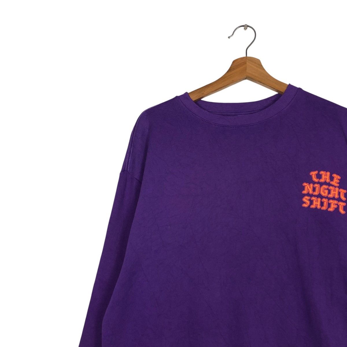Japanese Brand 📌Vintage Sweatshirt The Night Shift Big Logo Issey Miyake Size US M / EU 48-50 / 2 - 8 Thumbnail