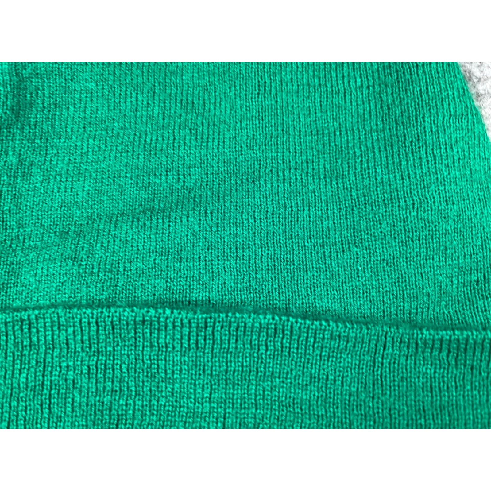 Vintage Beanie Toque Adult One Size Green Knit Acrylic Cuff Winter Snow Ski Outdoors Size ONE SIZE - 2 Thumbnail