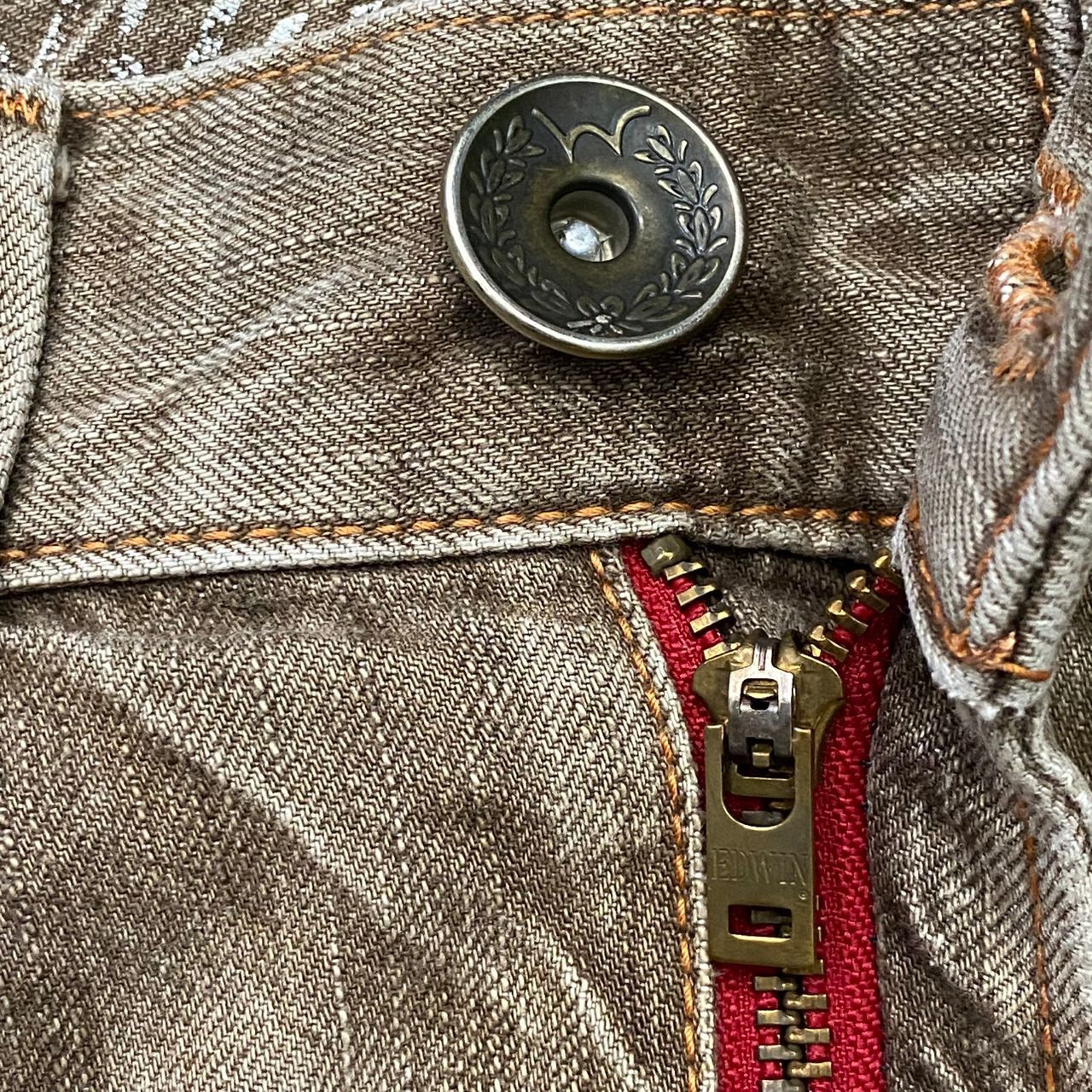 Edwin 💥Best Offer💥Vintage Edwin Blue Trip Distressed Denim Size US 33 - 13 Thumbnail