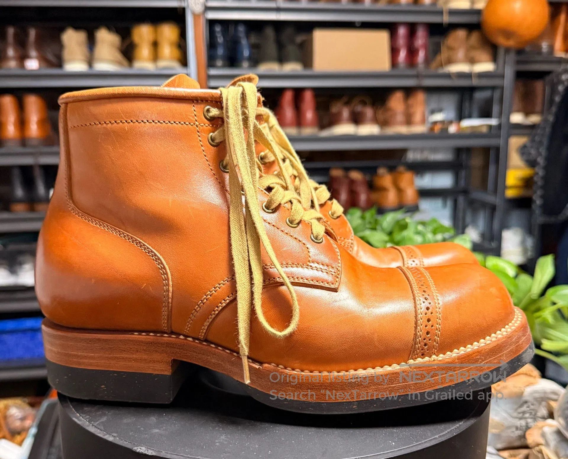 Viberg Handmade Work Boots Similar to VIBERG 310. Size US 8 / EU 41 - 4 Thumbnail