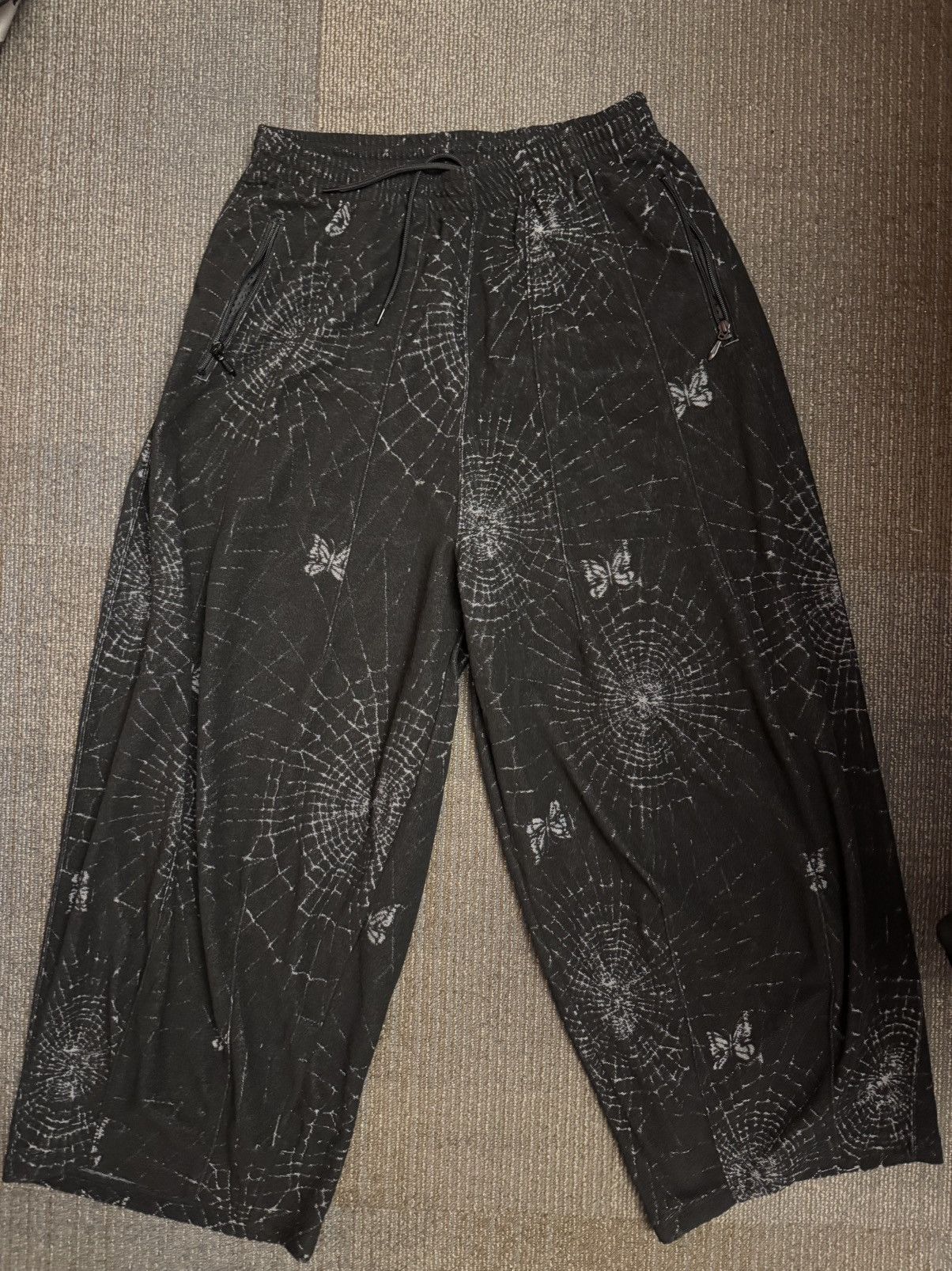 Needles Needles Jacquard Spider Web HD Track Pants Black Size US 32 / EU 48 - 2 Thumbnail