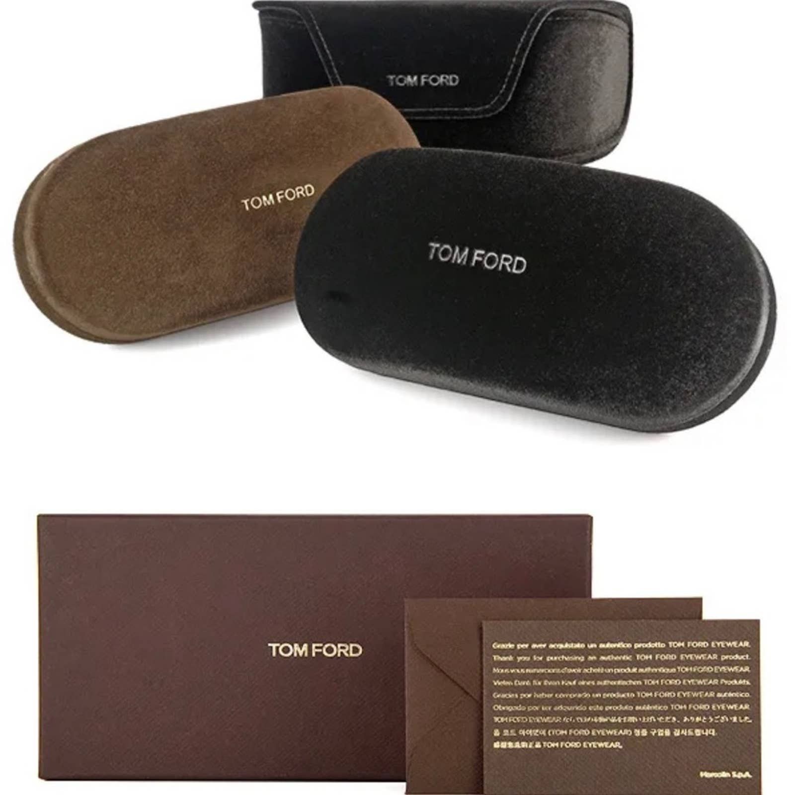 Tom Ford New! TOM FORD Eyeglasses TF5799-B 009, Authentic Size ONE SIZE - 10 Thumbnail