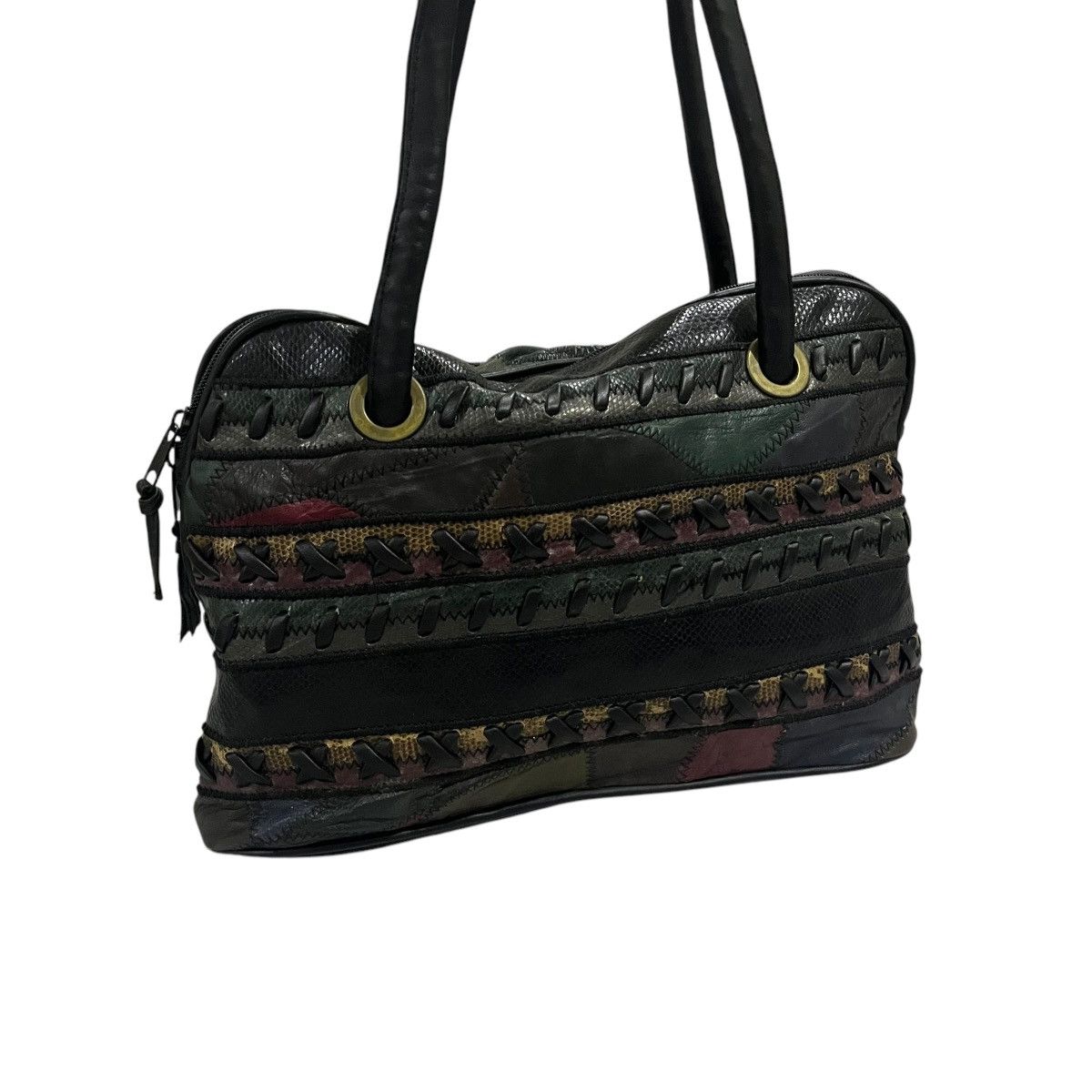 If Six Was Nine 🇯🇵JAPANESE BRAND Y2K GOTHIC PUNK STYLE LEATHER HANDLE BAG Size ONE SIZE - 1 Thumbnail