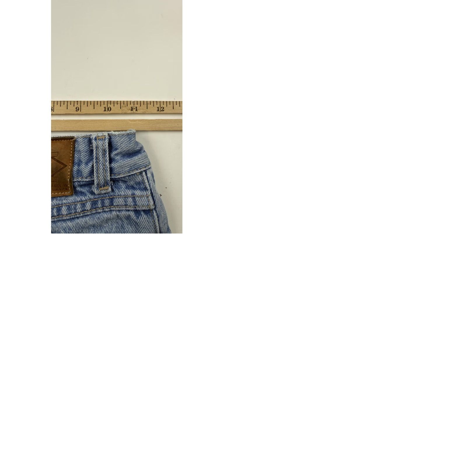 Asos SOS Jeans Womens 3/4 Light Wash Denim High Rise Mom Straight Leg Jeans Size 26" / US 2 / IT 38 - 9 Thumbnail
