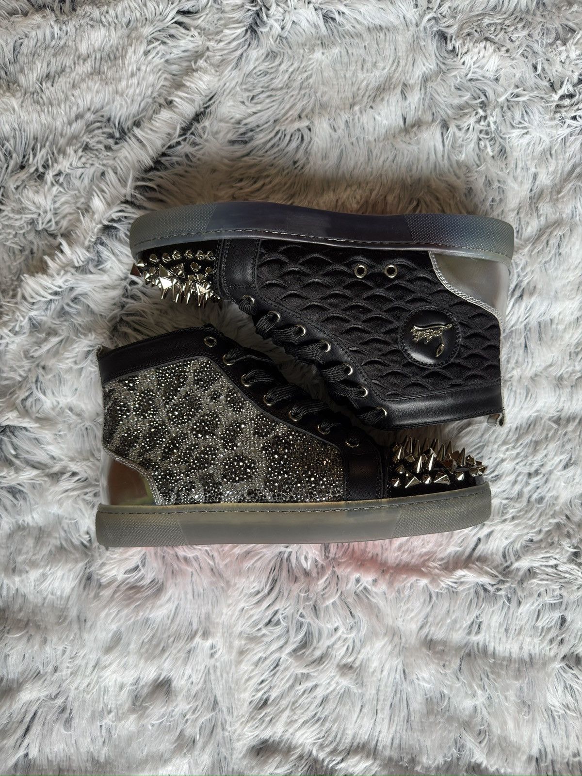 Christian Louboutin Christian Louboutin Leopard Pattern Strass Spikes Size US 8.5 / EU 41-42 - 6 Thumbnail