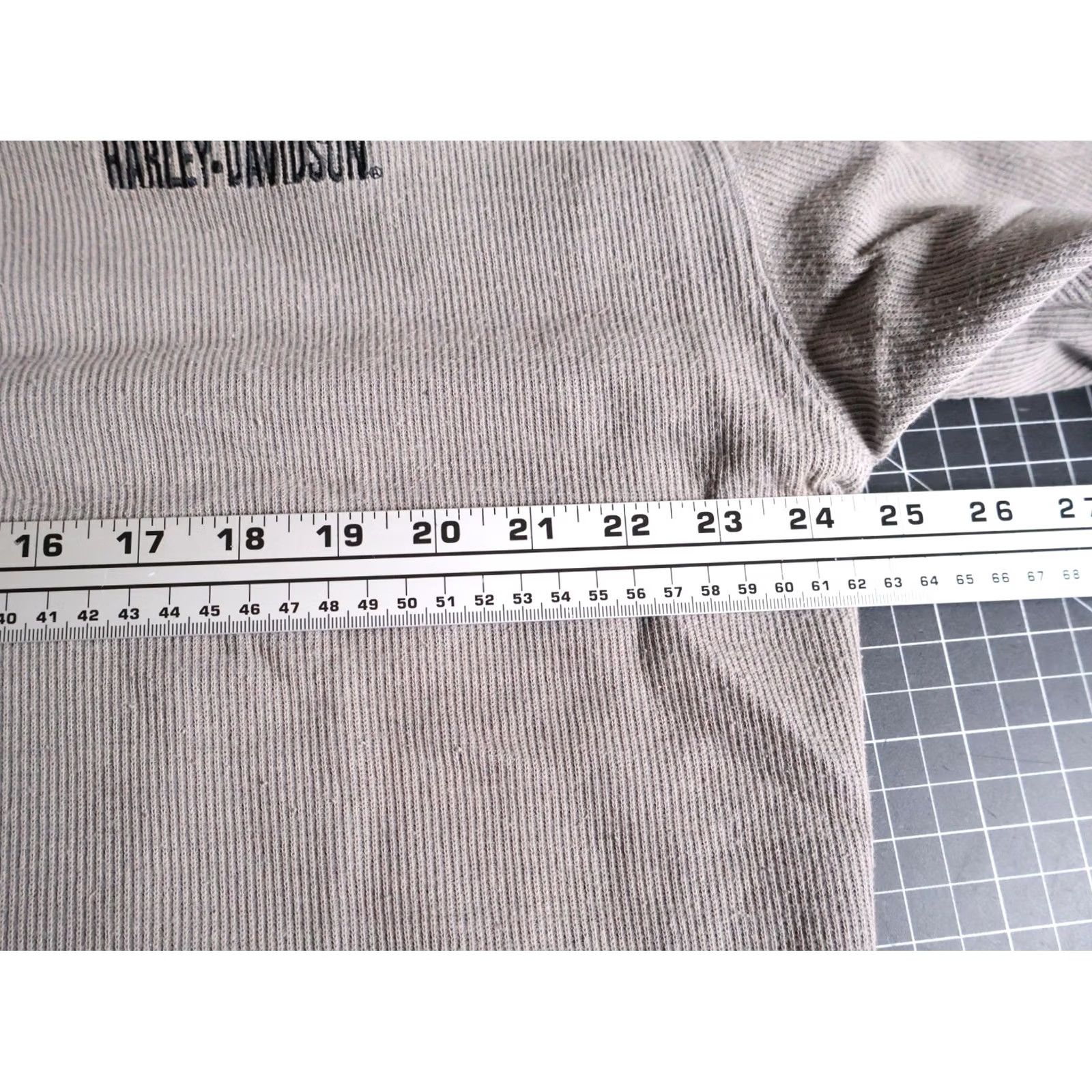 Harley Davidson Harley-Davidson Sweatshirt Mens XL Gray Embroidered Crewneck Biker Waffle Knit Pullover Cotton-Blend Heavyweight Size US XL / EU 56 / 4 - 7 Thumbnail