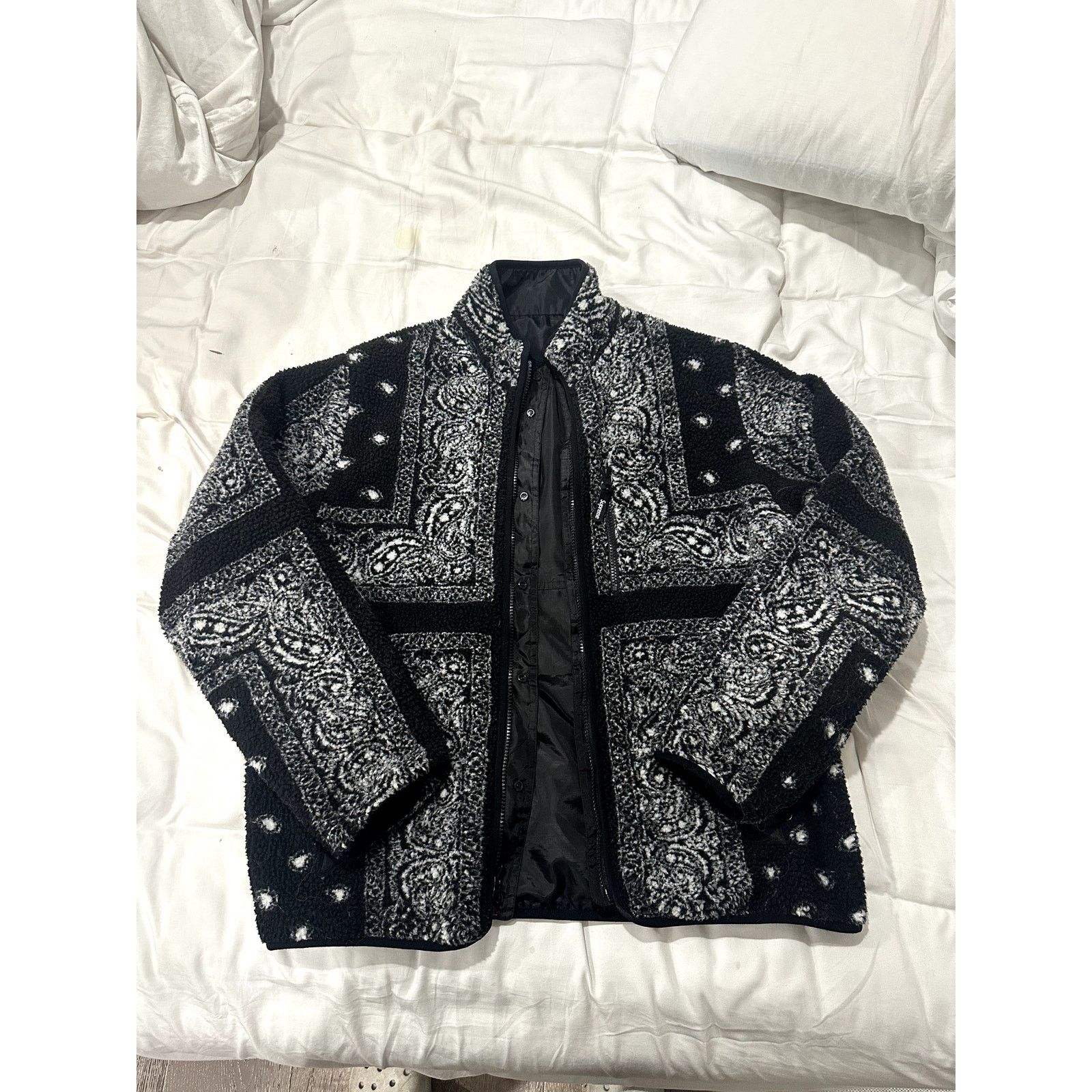 Supreme Supreme reversible Bandana Fleece Jacket size Large Size US L / EU 52-54 / 3 - 1 Thumbnail