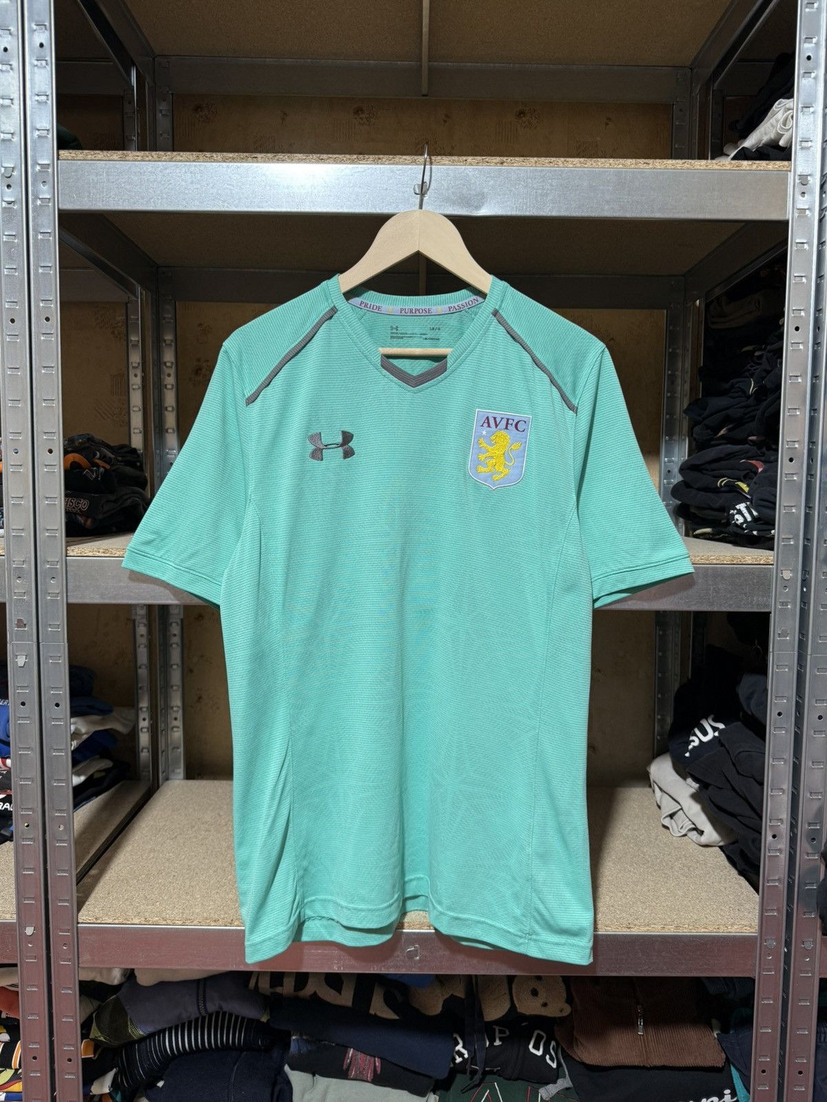 Under Armour × Vintage Under Armour FC Aston Villa Training Soccer Football Jersey Size US L / EU 52-54 / 3 - 1 Thumbnail