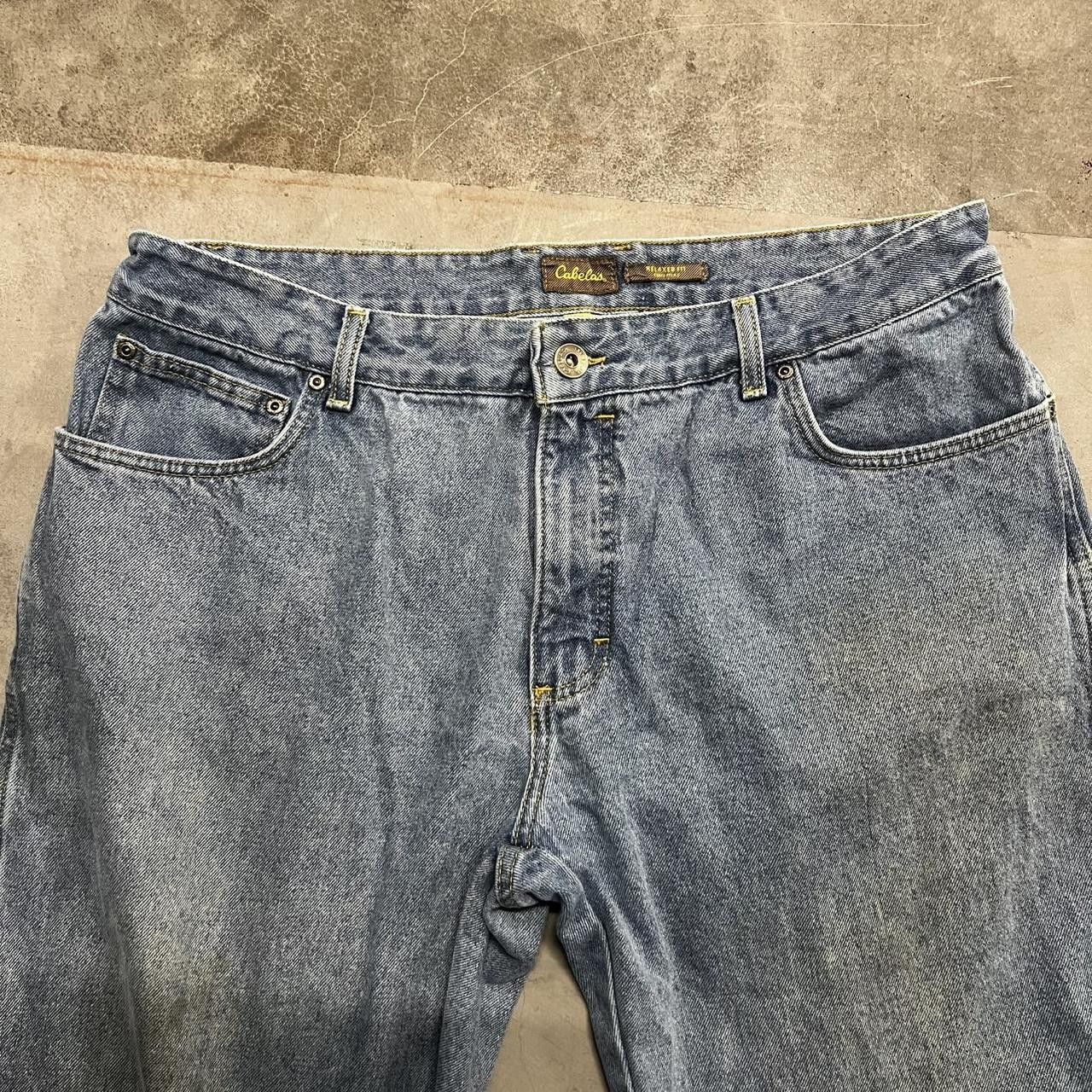 Japanese Brand × Vintage Vintage Y2K Super Baggy Medium Wash Skater Style Denim Jeans Size US 36 / EU 52 - 4 Thumbnail