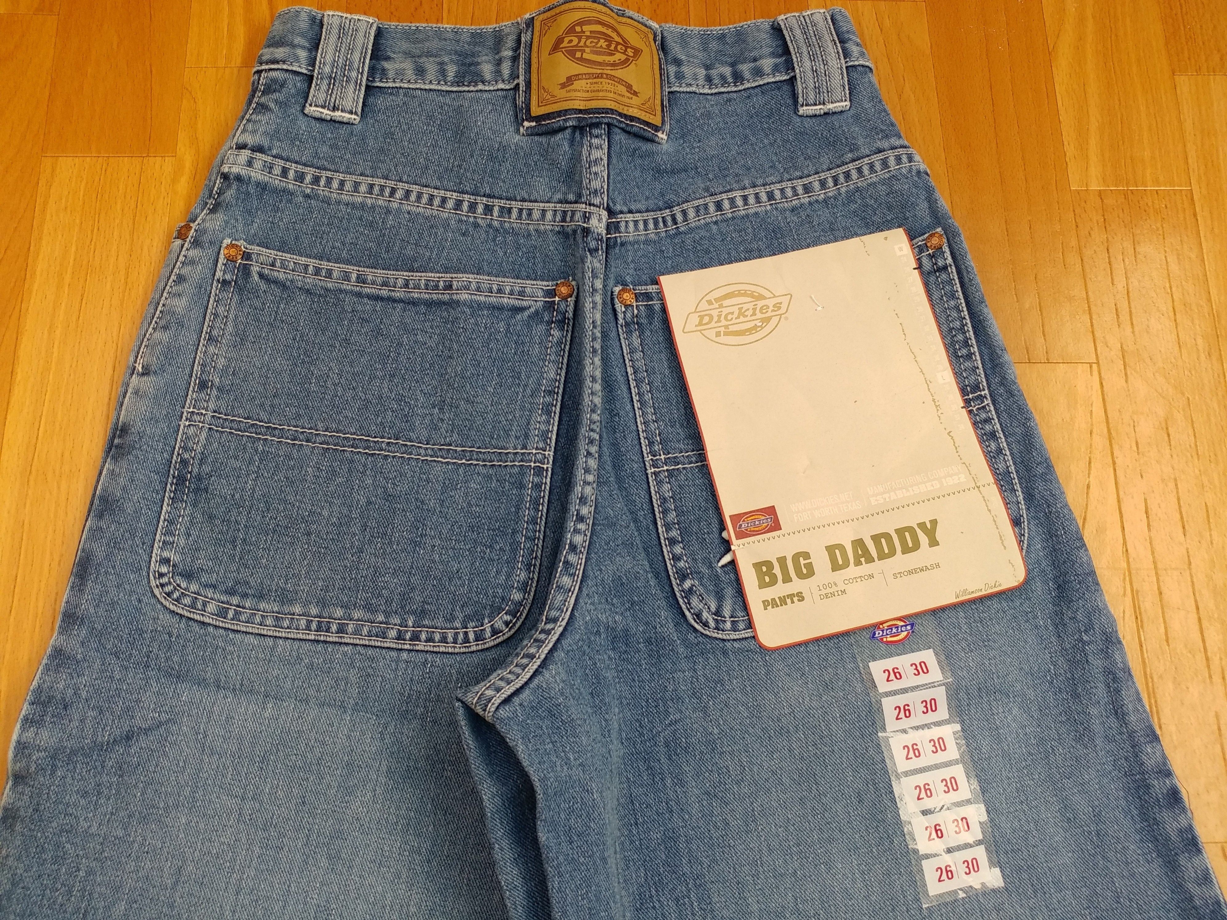 Dickies Dickies jeans, vintage baggy Big Daddy hip hop 90s skater 26 Size US 26 / EU 42 - 7 Thumbnail