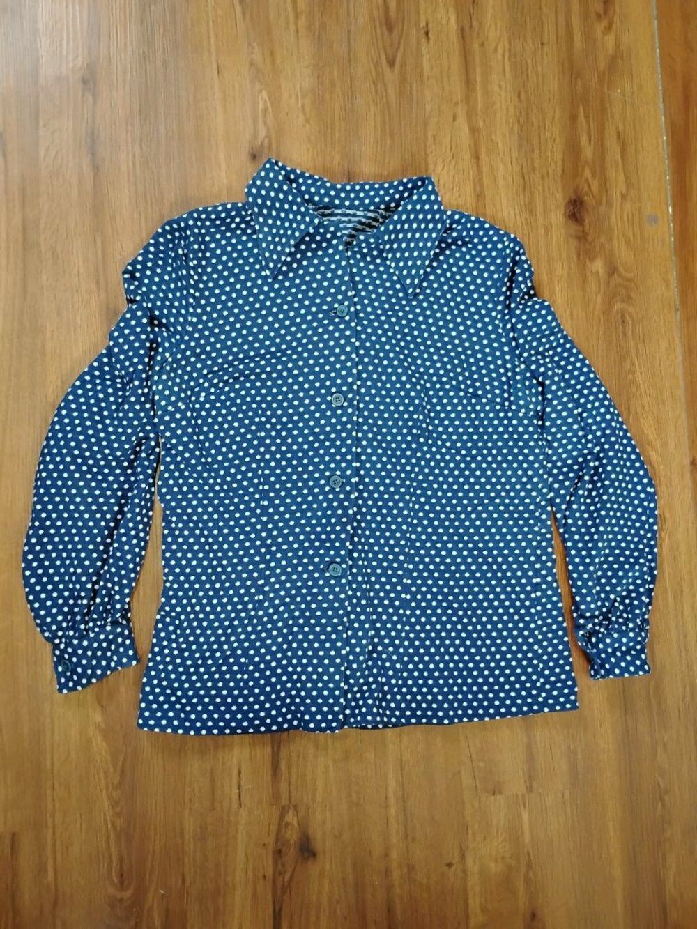 Other Vintage Dots Polyester Disco Shirt Size US M / EU 48-50 / 2 - 2 Thumbnail