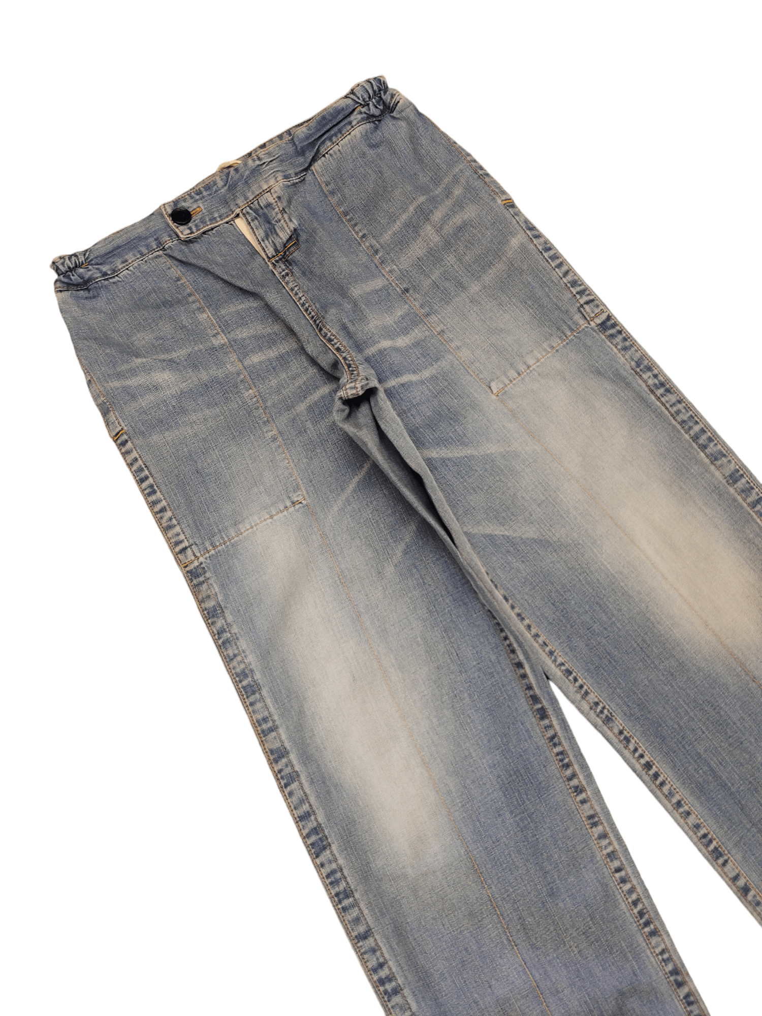 Blue Blue Japan Vintage 90s Blue Blue Japan Loose Wide Leg Denim Pants Size US 30 / EU 46 - 6 Thumbnail