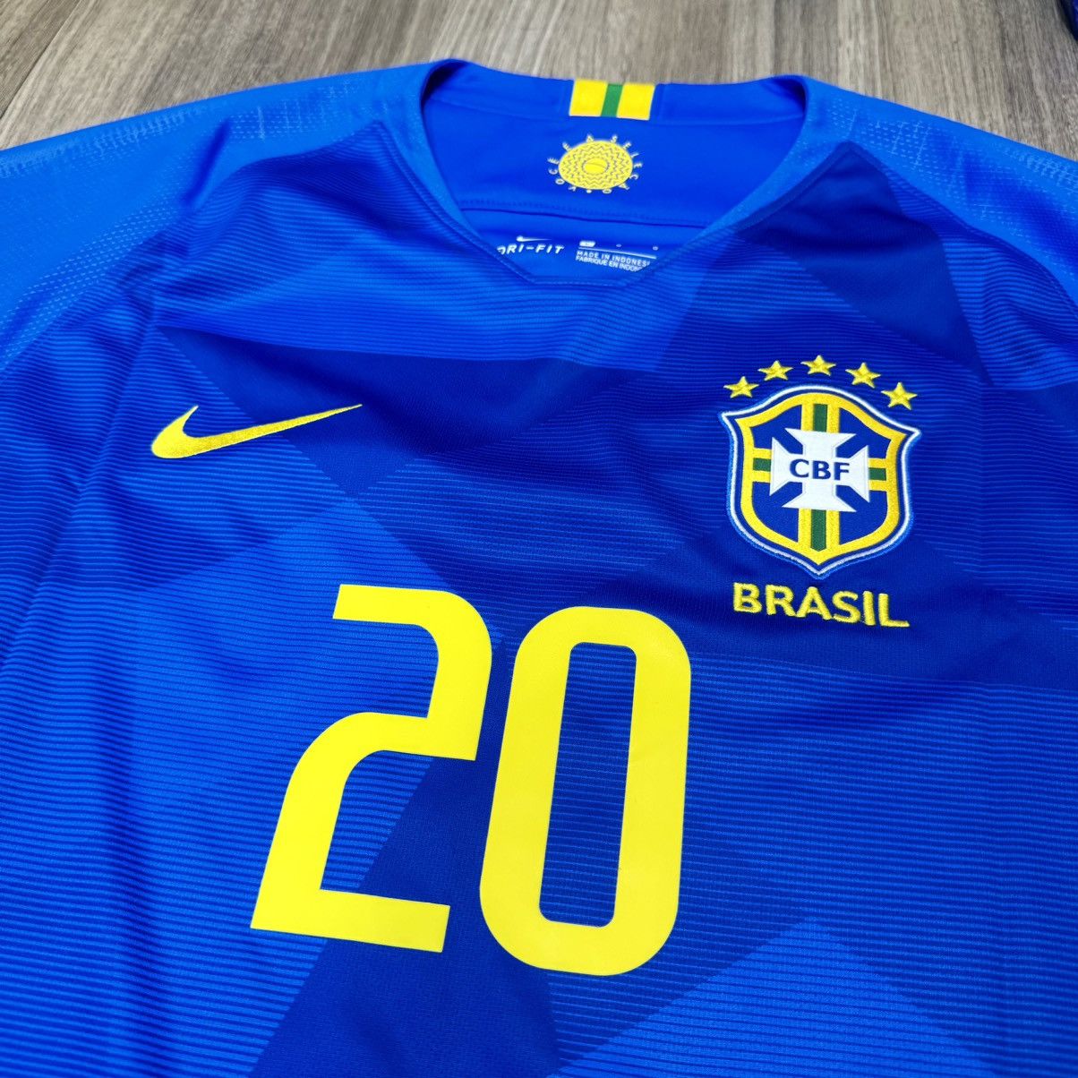 Nike Brazil World Cup 2018 away shirt #20 Firmino Size US L / EU 52-54 / 3 - 3 Thumbnail
