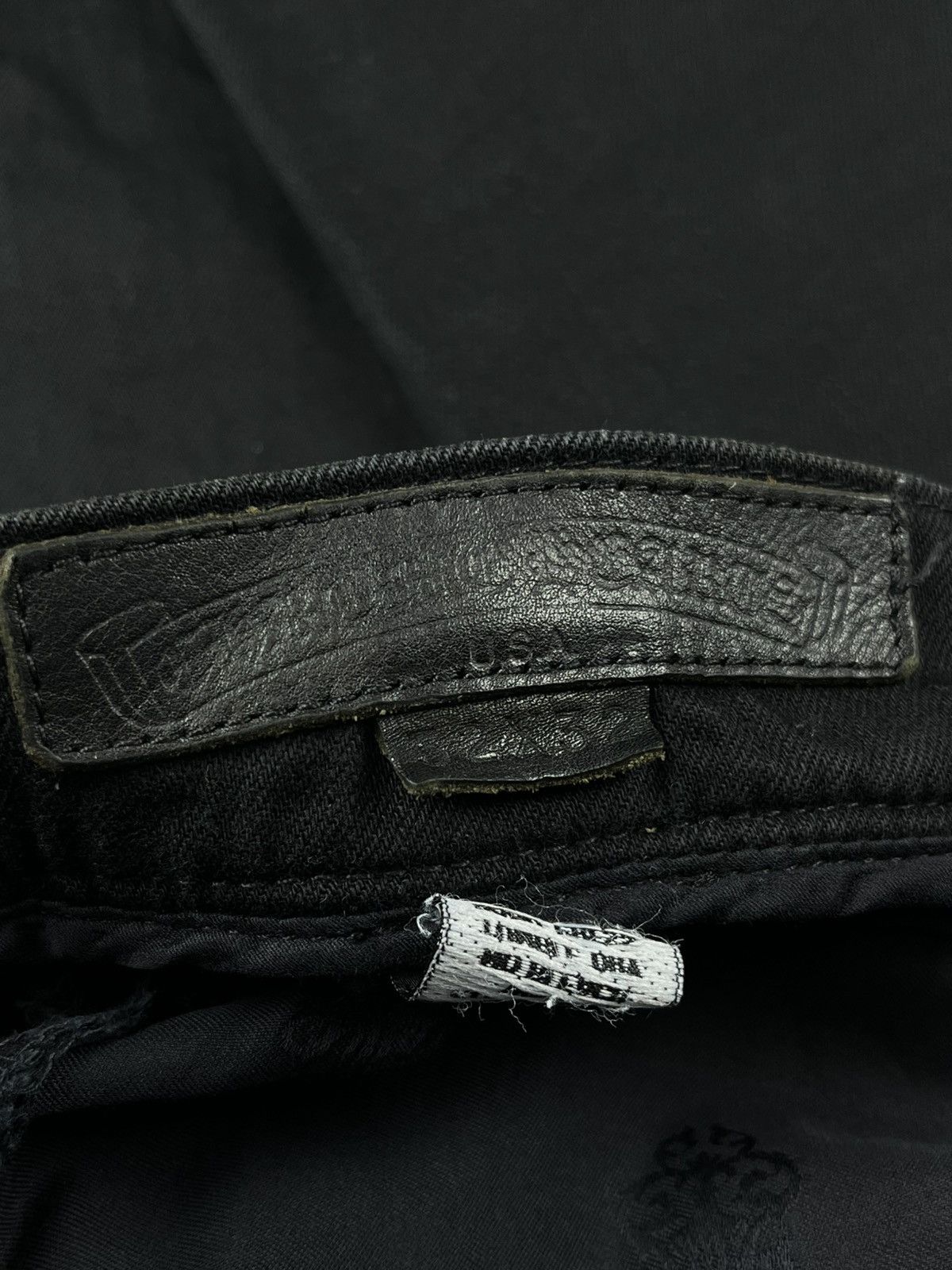 Chrome Hearts Chrome Hearts Vintage Skinny Fleur Knee Denim Jeans Altered Size US 32 / EU 48 - 14 Thumbnail