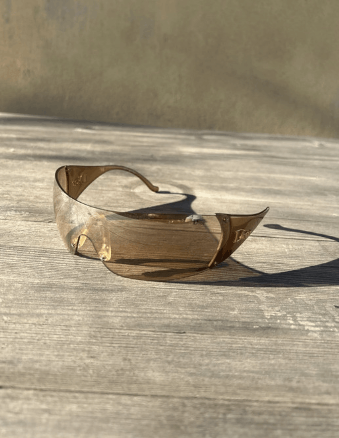 Dior Dior Sunglasses Ski 1 Logo Sport Shield Mask Vintage EX0251 Size ONE SIZE - 2 Thumbnail
