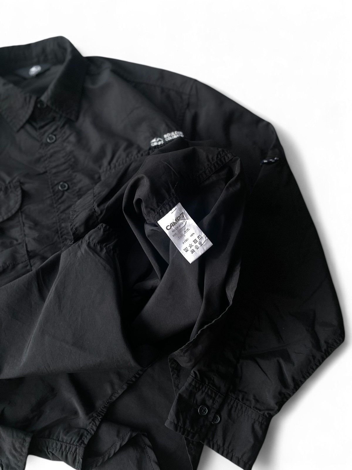 Japanese Brand UTILITY MULTIPOCKET OUTDOOR NYLON SHIRT BUTTON UP Size US L / EU 52-54 / 3 - 9 Thumbnail