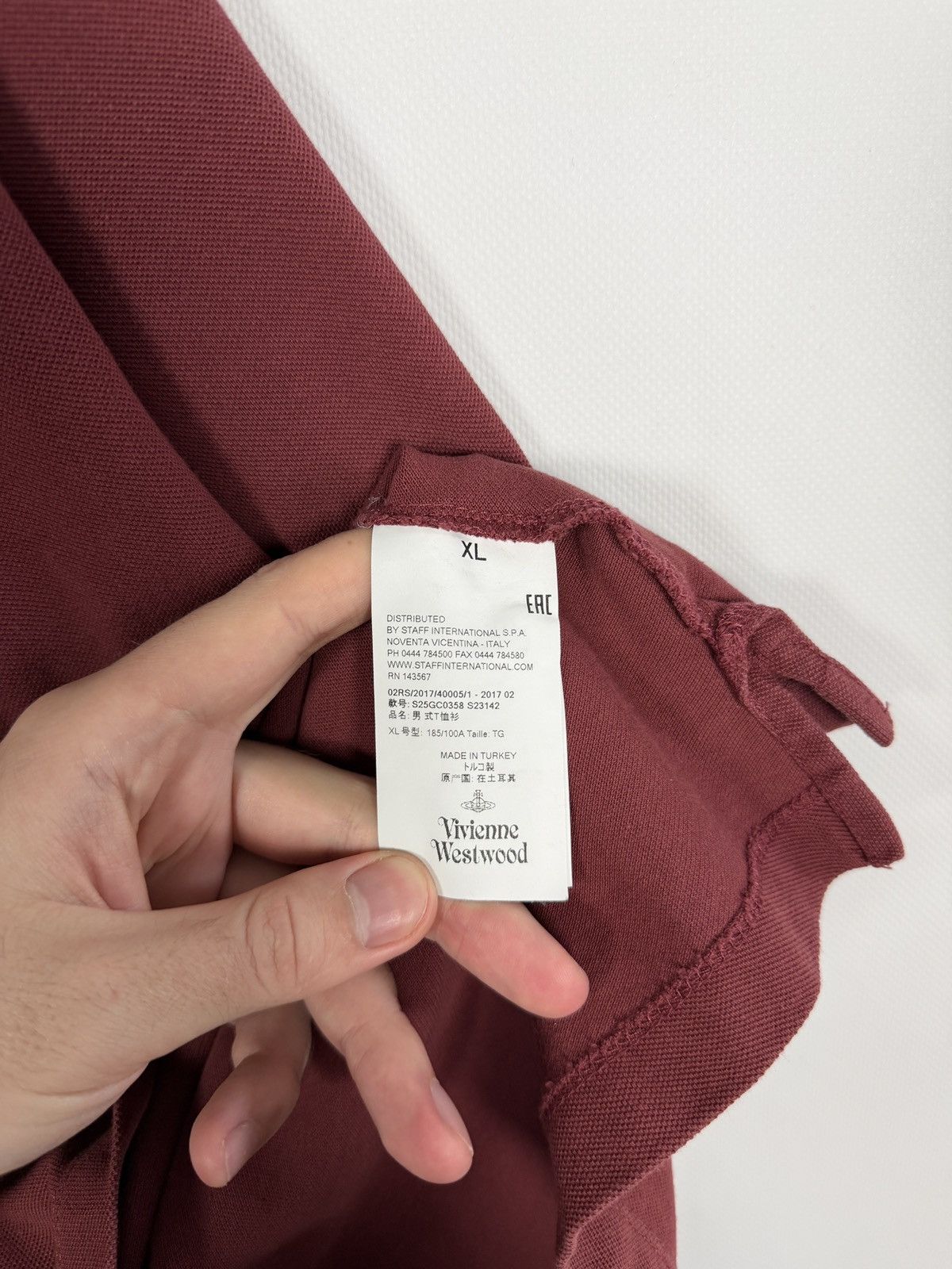 Vivienne Westwood Vivienne Westwood Short Sleeve Cotton Polo Shirt Luxury XL Size US XL / EU 56 / 4 - 8 Thumbnail