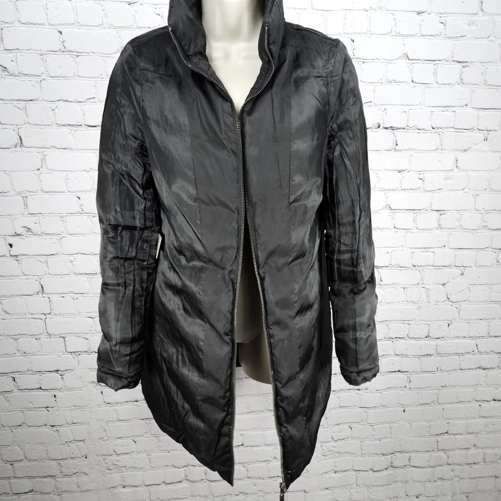 Kenneth Cole Kenneth Cole Black Down Feathers Insulated Full Zip Puffer Jacket Coat Parka Women Small S Size S / US 4 / IT 40 - 7 Thumbnail