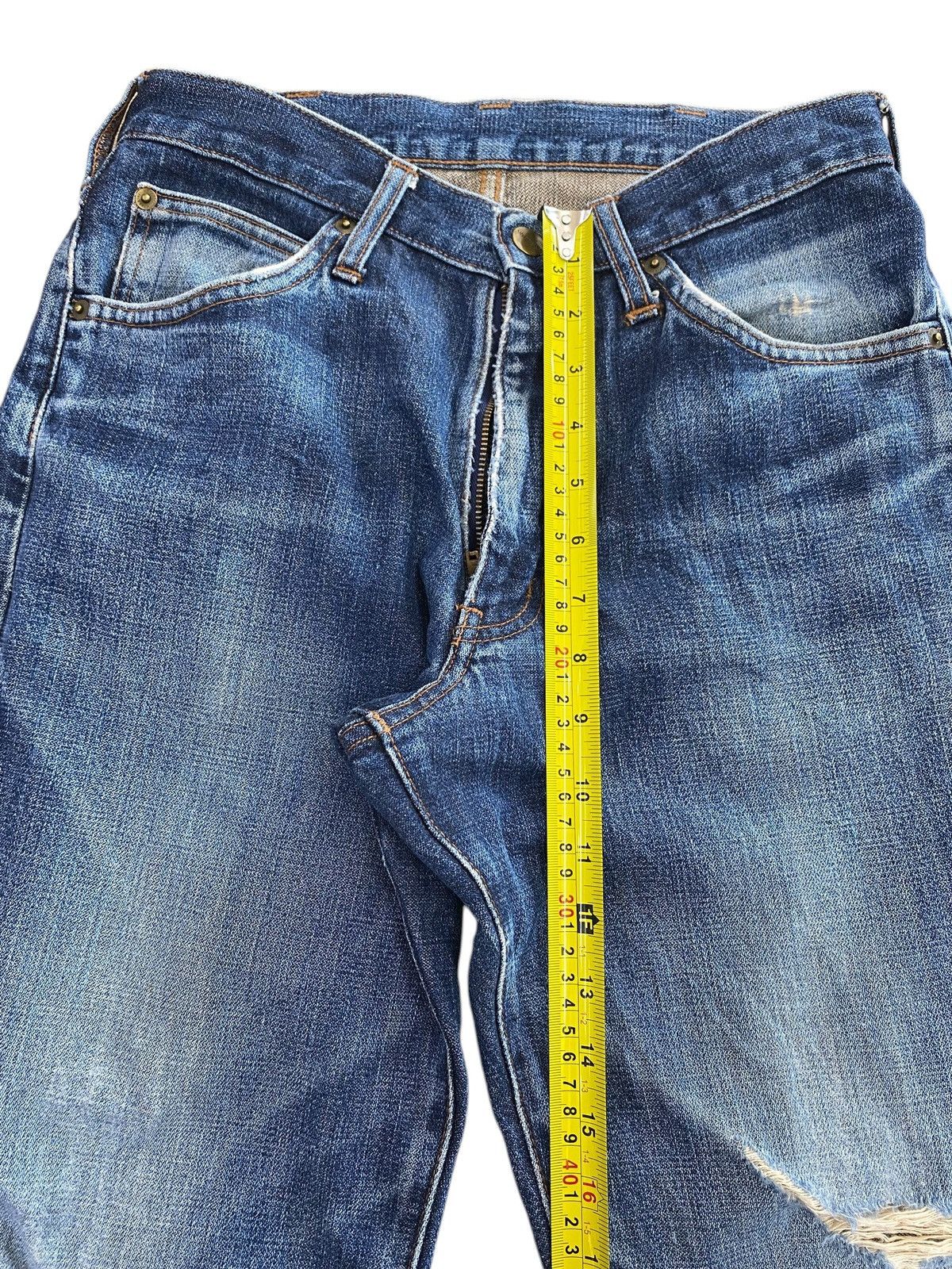 Wrangler Wrangler Brand Faded Wash Ripped Style Loose Jeans Size US 28 / EU 44 - 10 Thumbnail