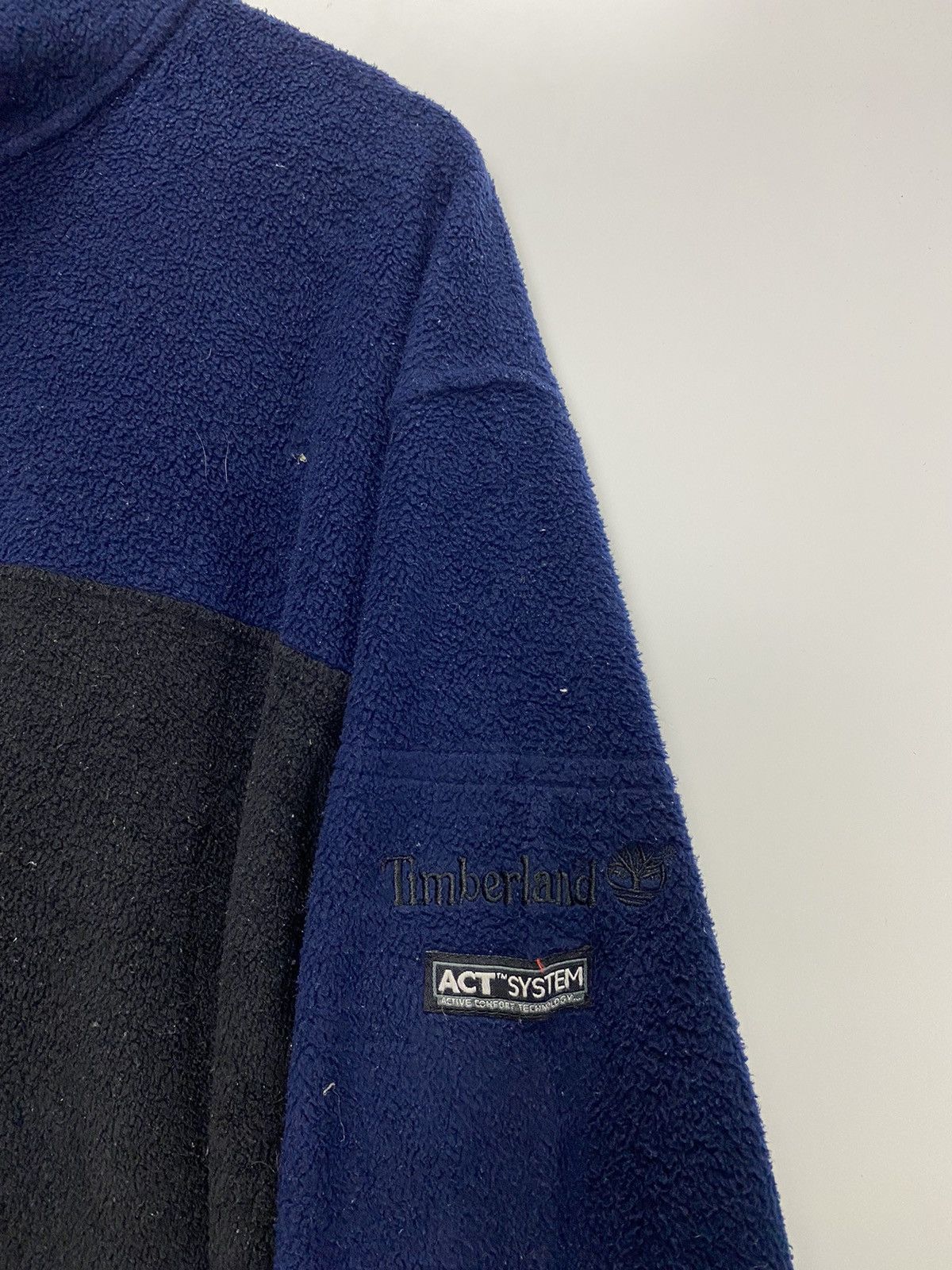 Timberland × Vintage Vintage Timberland half zipper Size US L / EU 52-54 / 3 - 8 Thumbnail