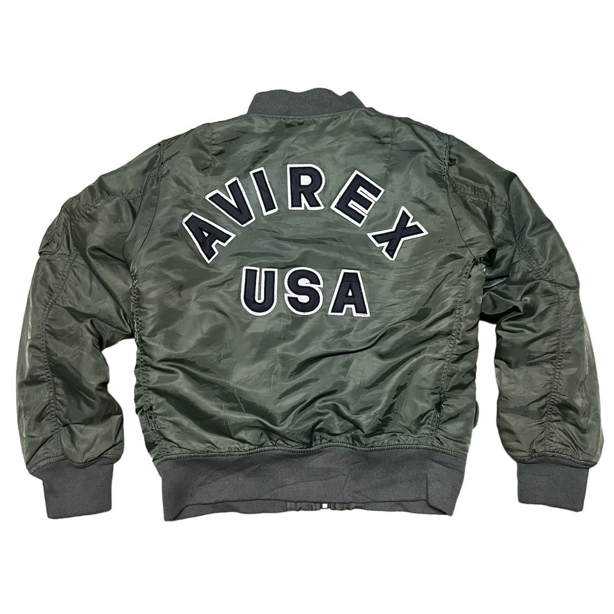Avirex Avirex USA Big Logo Bomber Jacket Size US XL / EU 56 / 4 - 1 Thumbnail