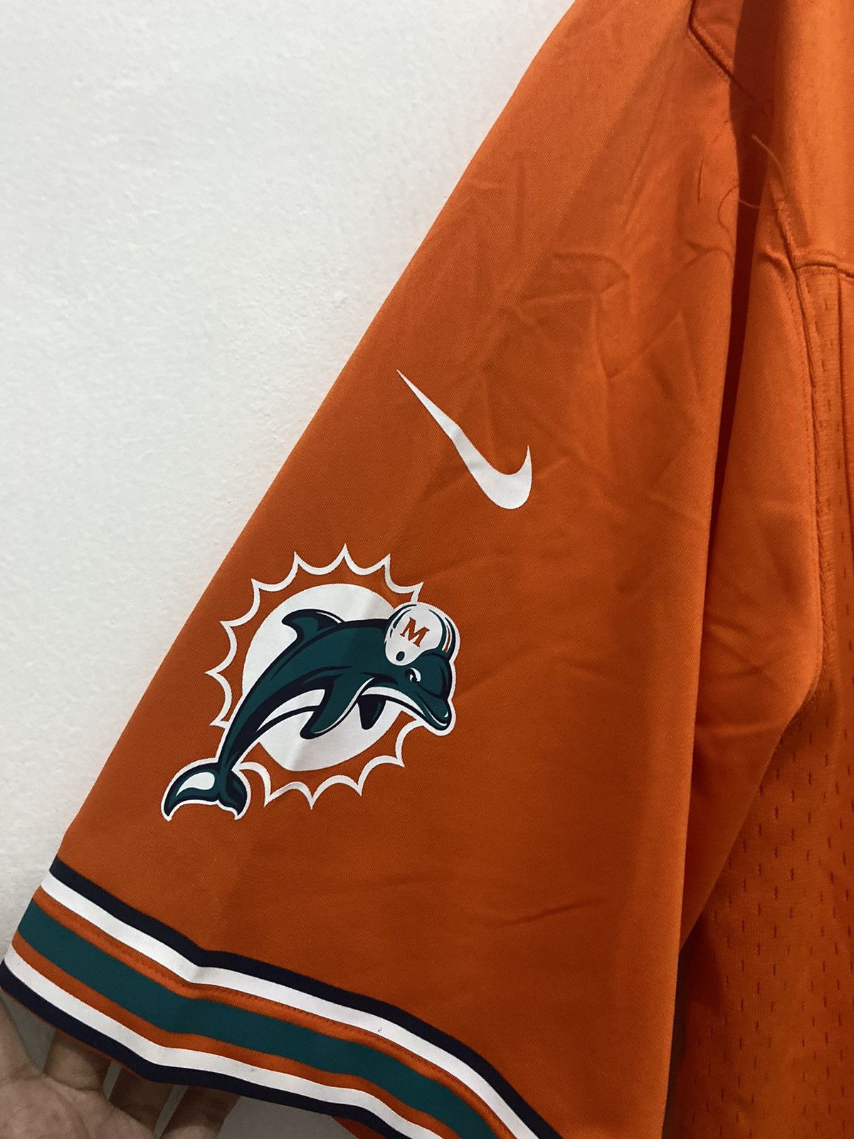 NFL Vintage Nike Miami Dolphins NFL Orange Jersey XXL Size US XL / EU 56 / 4 - 4 Thumbnail
