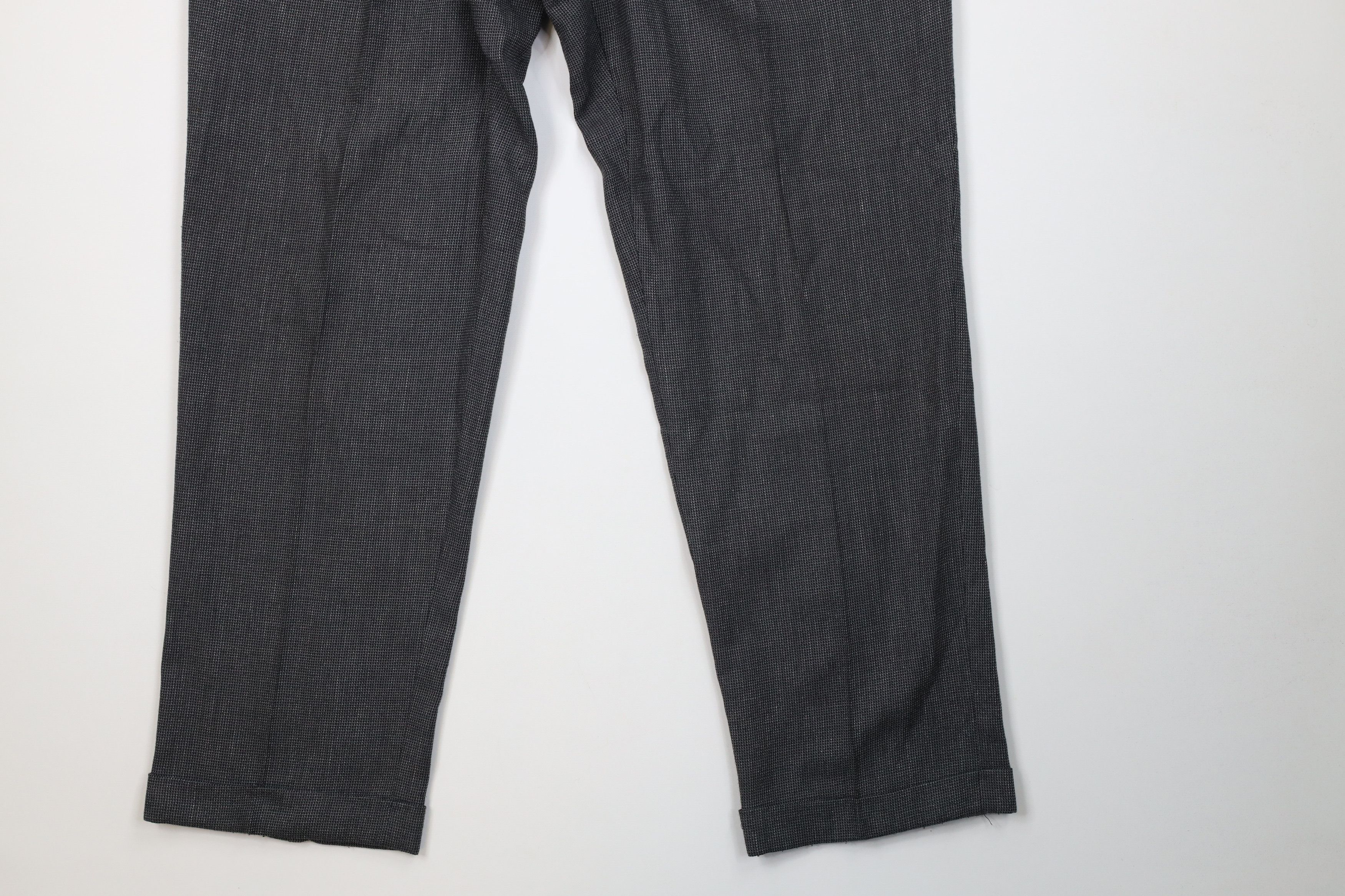 Vintage Vintage 90s Streetwear Knit Wide Leg Chino Pants Gray USA Size US 40 / EU 56 - 4 Thumbnail