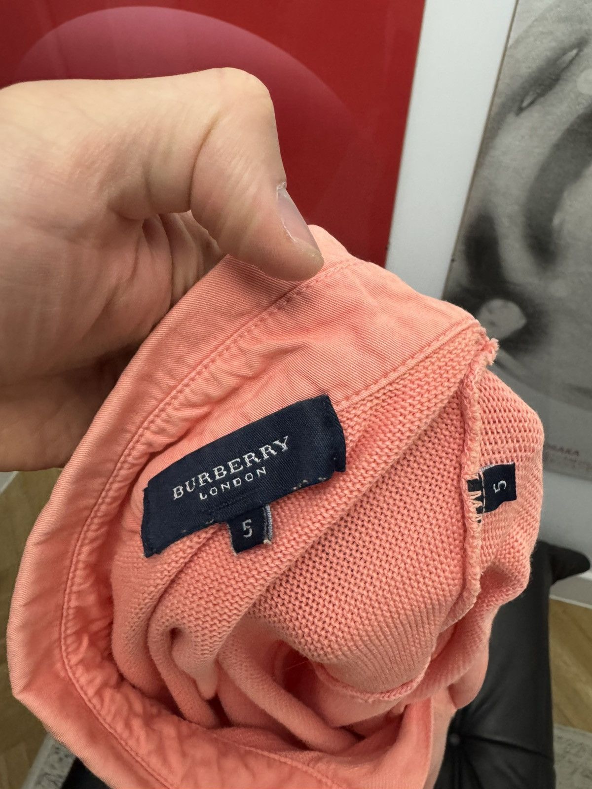 Burberry Burberry London Polo Knit Casual Mini Logo Designer Sweater Size US M / EU 48-50 / 2 - 3 Thumbnail