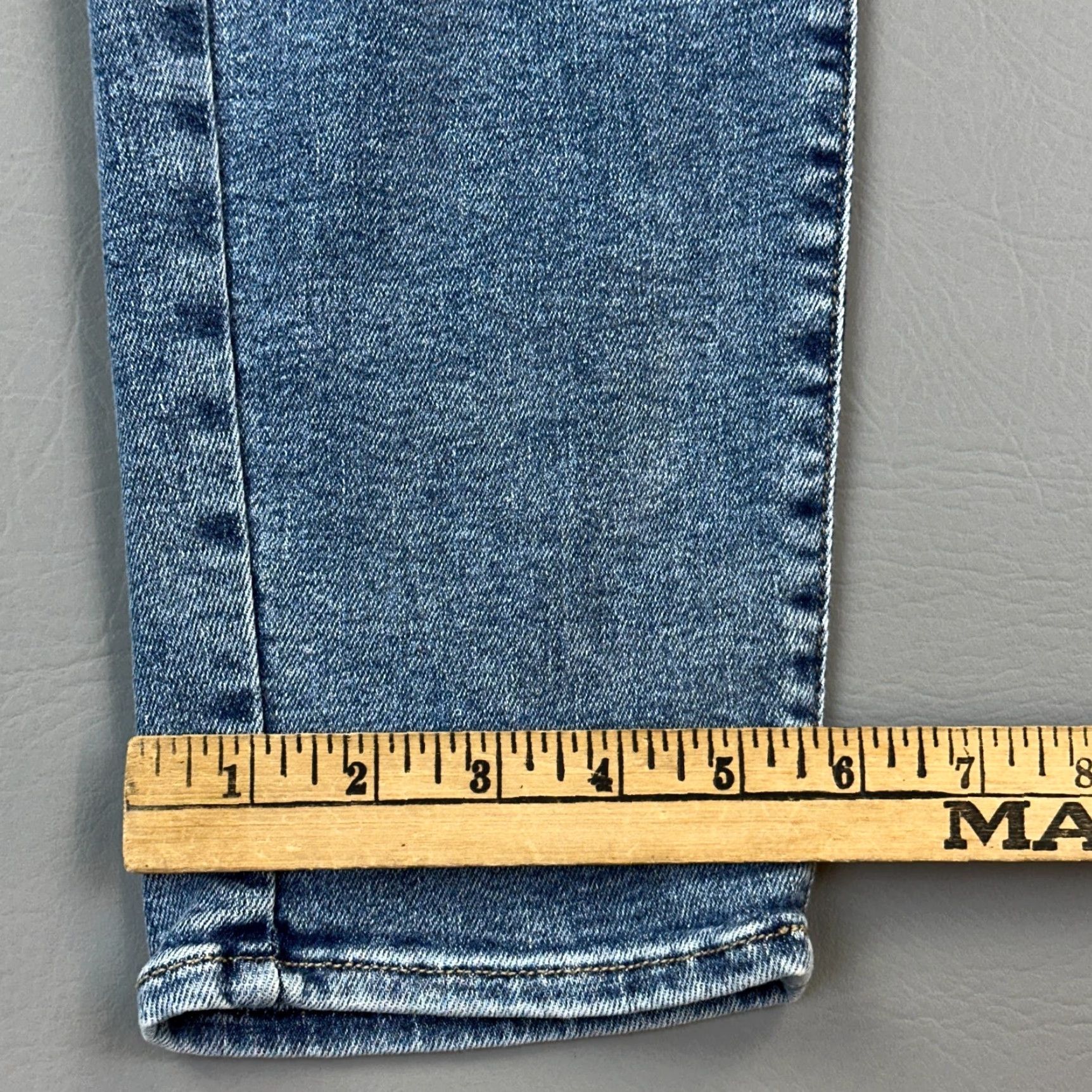 Vintage Modern American Jeans Women’s 31 Casper Blue High Rise Soho Crop Stretch USA Jeans Women Size 24" / US 00 / IT 34 - 4 Thumbnail