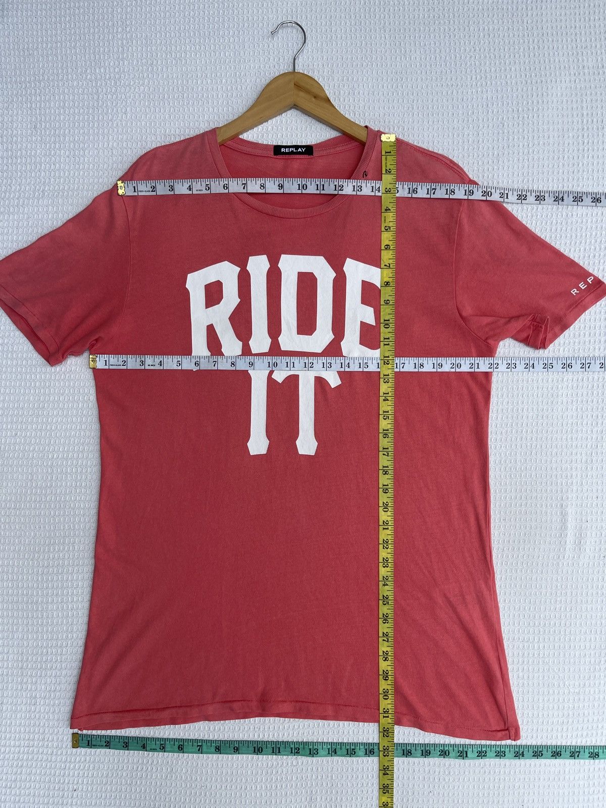 Replay Last Drop🔥Rare🔥Vintage y2k REPLAY Ride It Archive T-Shirt Size US L / EU 52-54 / 3 - 12 Thumbnail