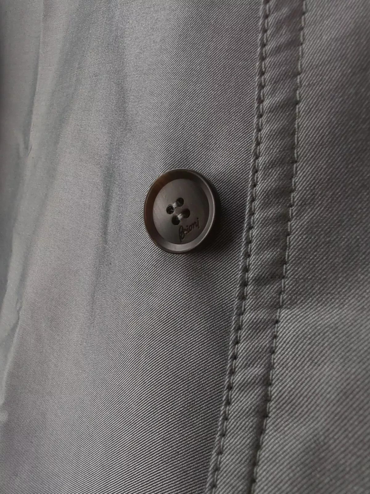 Brioni NWT $4450 BRIONI Sz XXL Gray Silk Cotton Outer Jacket Coat Size US XXL / EU 58 / 5 - 13 Thumbnail