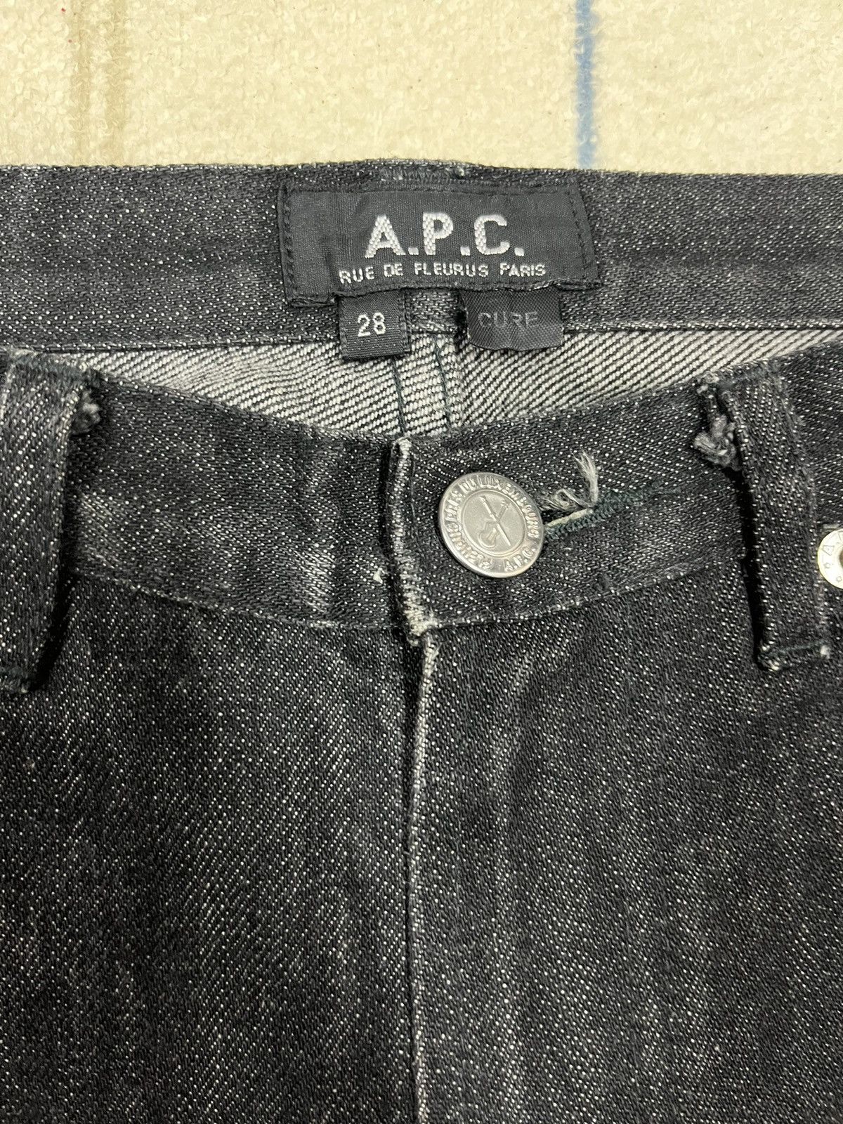 A.P.C. × Designer × Vintage Apc jeans colour black non selvedge Size US 29 - 11 Thumbnail