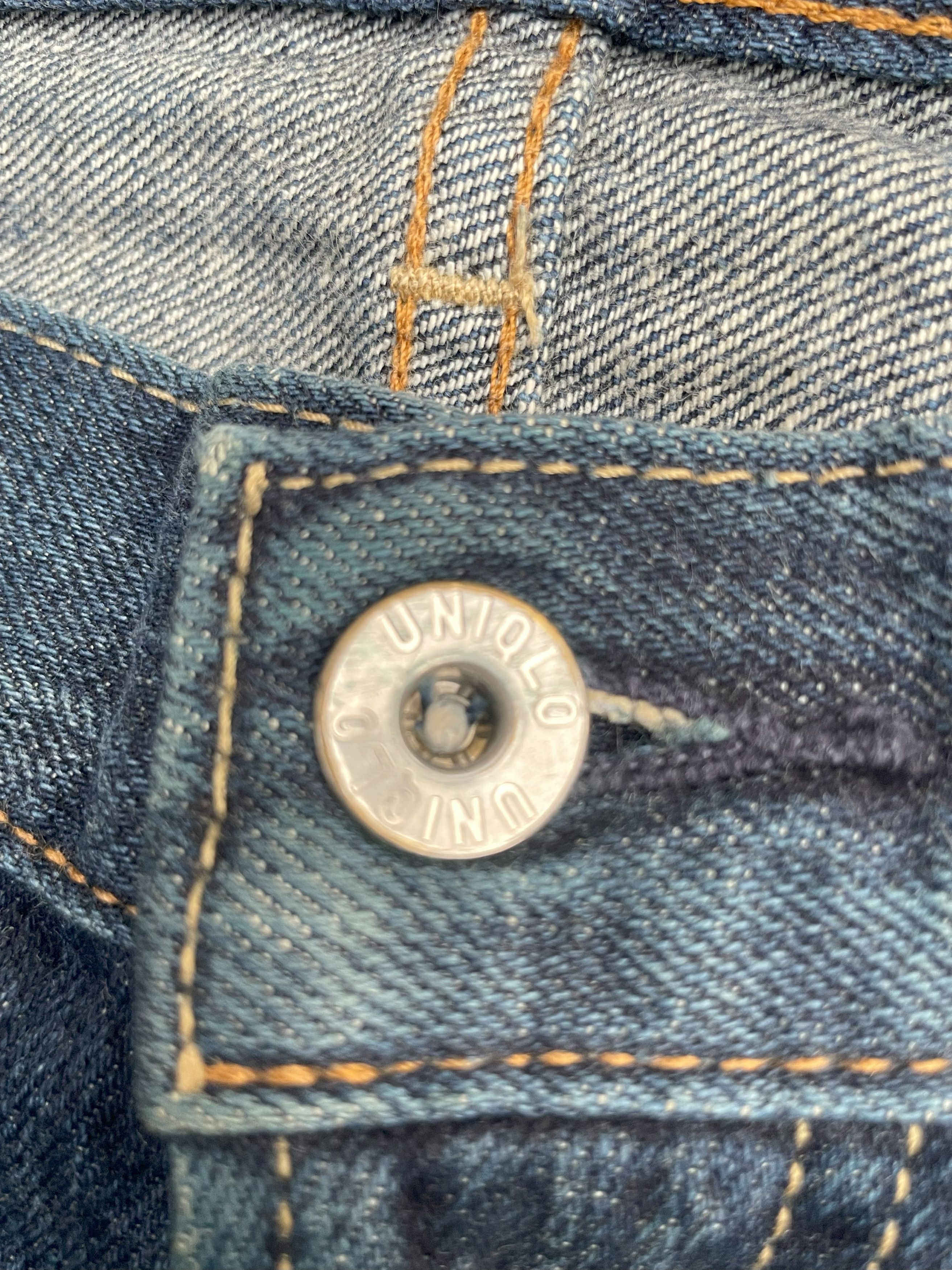 Japanese Brand Uniqlo Redline Selvedge Denim Size US 35 - 15 Thumbnail