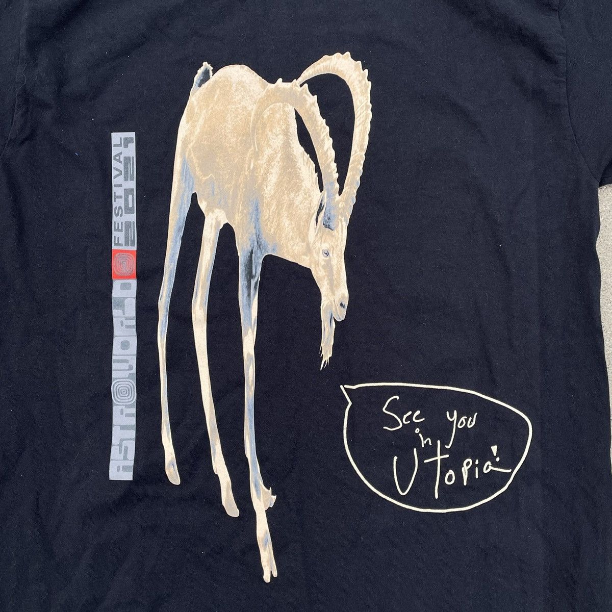 Travis Scott Rare Astrofest 2021 Travis Scott Goat shirt Utopia Mountain Size US M / EU 48-50 / 2 - 3 Thumbnail