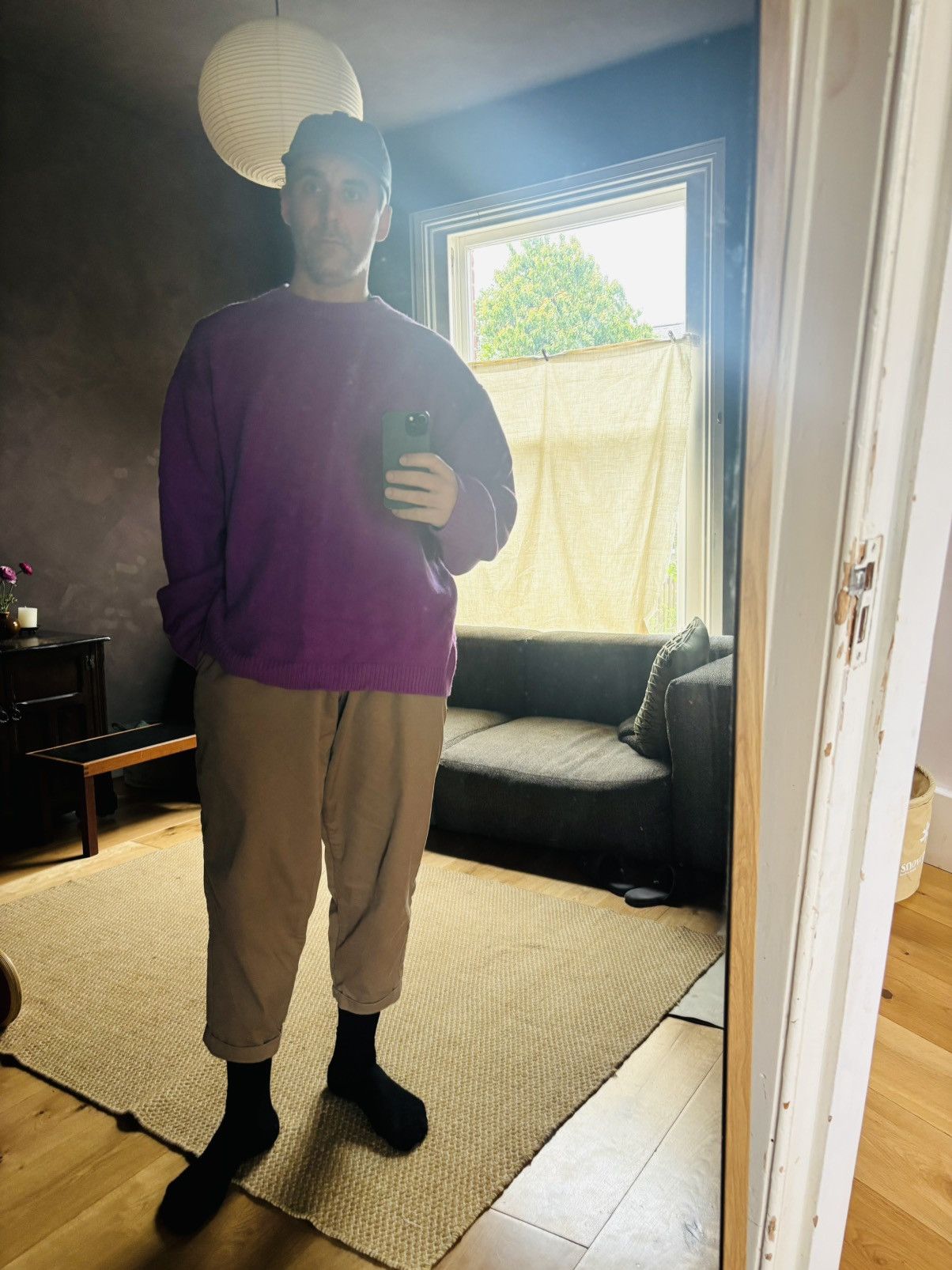 Studio Nicholson Studio Nicholson Purple Wool Jumper Size US L / EU 52-54 / 3 - 1 Thumbnail