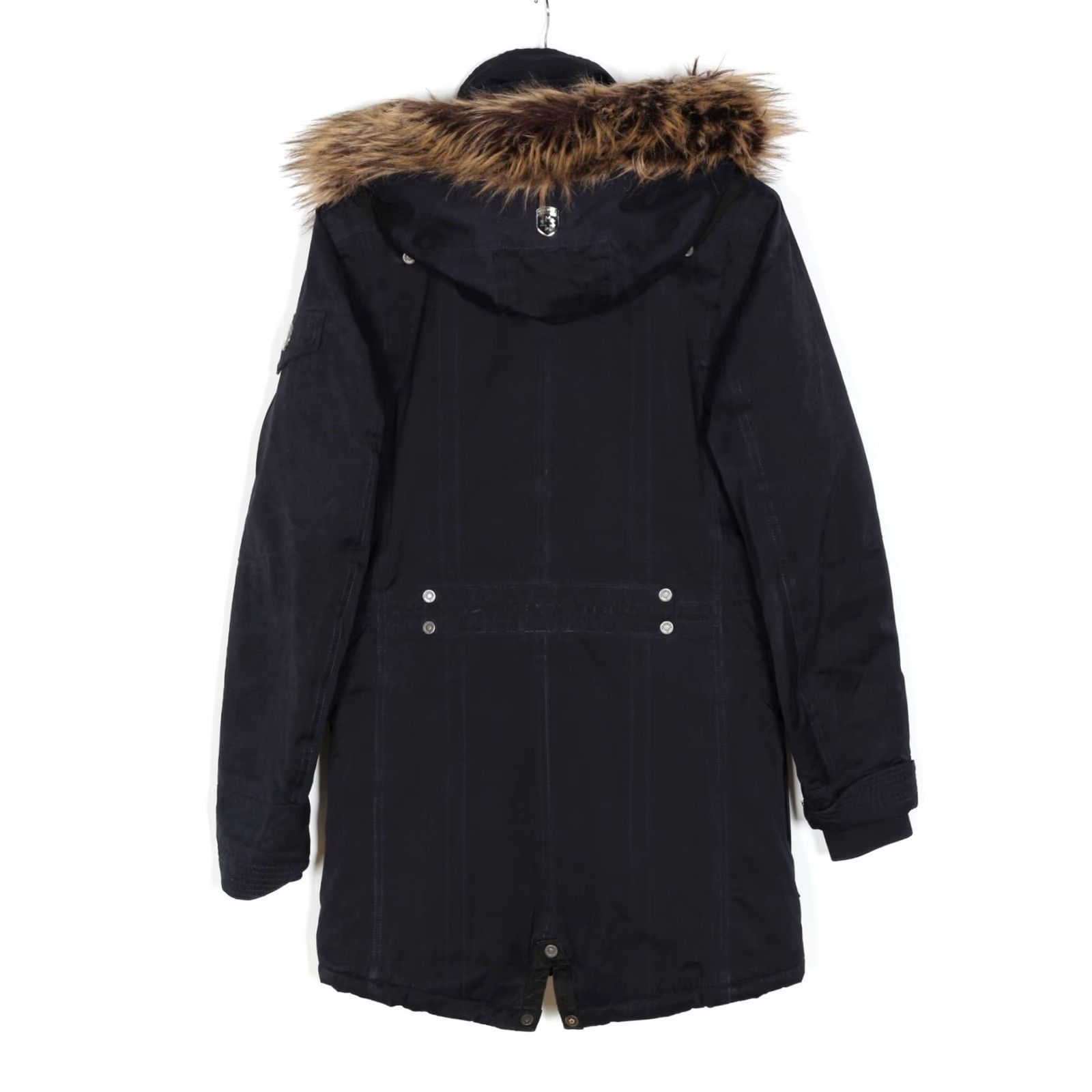 Vintage WELLENSTEYN Meteorite Parka Jacket Men S Fur Hooded Winter Heavy Duty Jacket Size US S / EU 44-46 / 1 - 4 Thumbnail