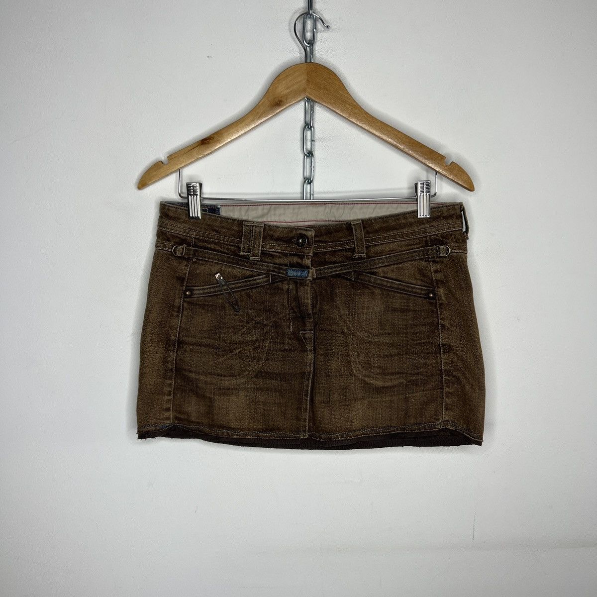 Japanese Brand × Marithe + Francois Girbaud × Vintage Vintage Marithe Francois Girbaud Japanese Brand Skirt Denim Size 27" / US 4 / IT 40 - 1 Thumbnail