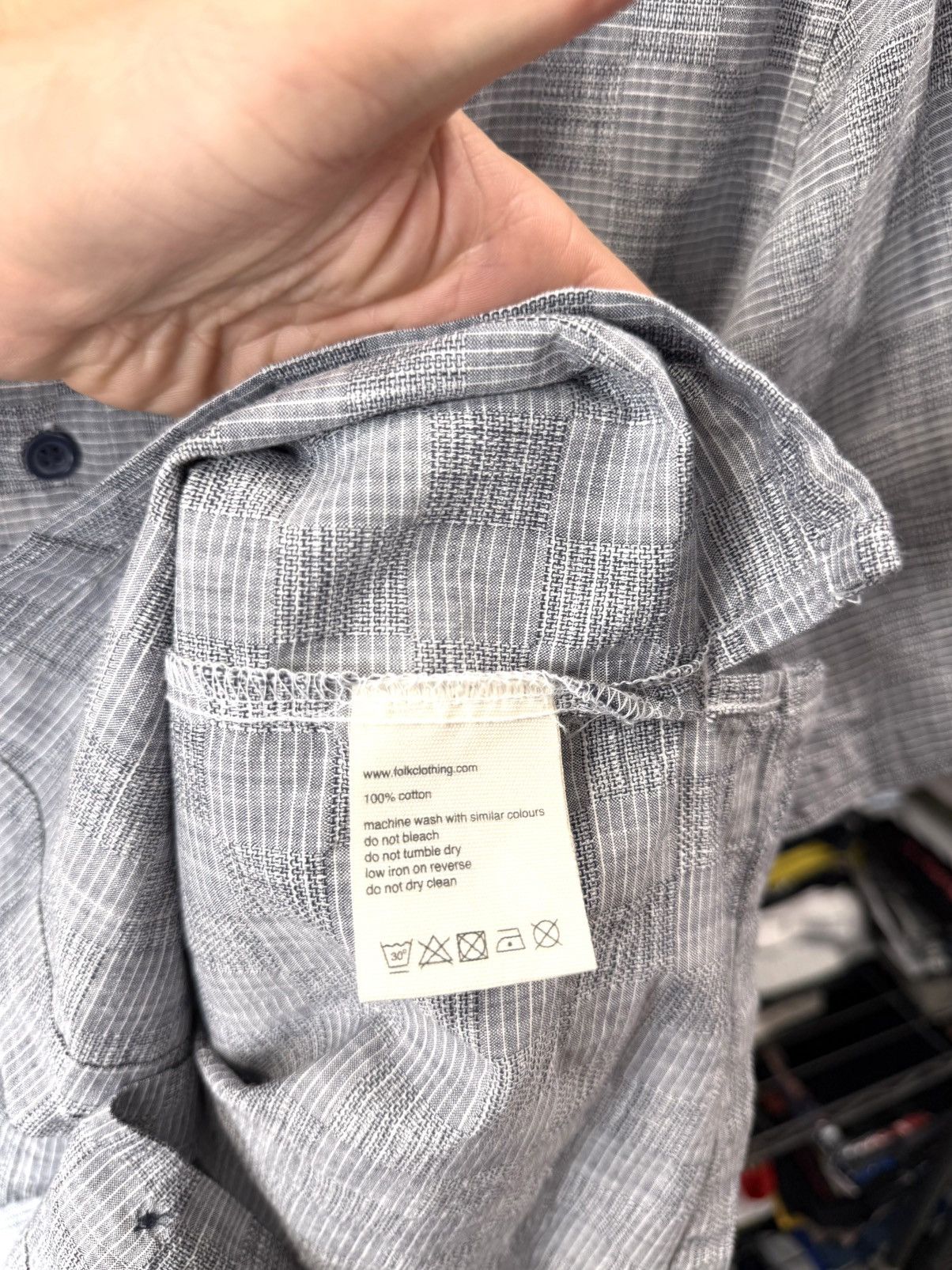 Folk Folk Pockets Luxury Shirt Checkered Size US M / EU 48-50 / 2 - 6 Thumbnail