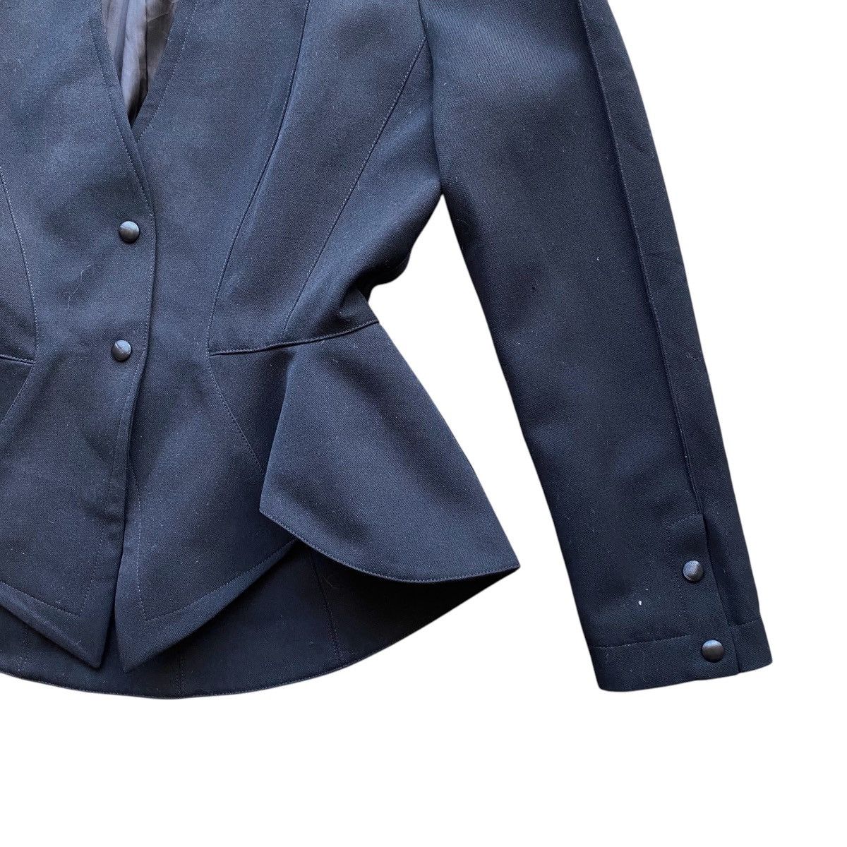Thierry Mugler × Vintage 🔥90s THIERRY MUGLER FW SCULPTURAL DRAMATIC JACKET COAT Size S / US 4 / IT 40 - 5 Thumbnail