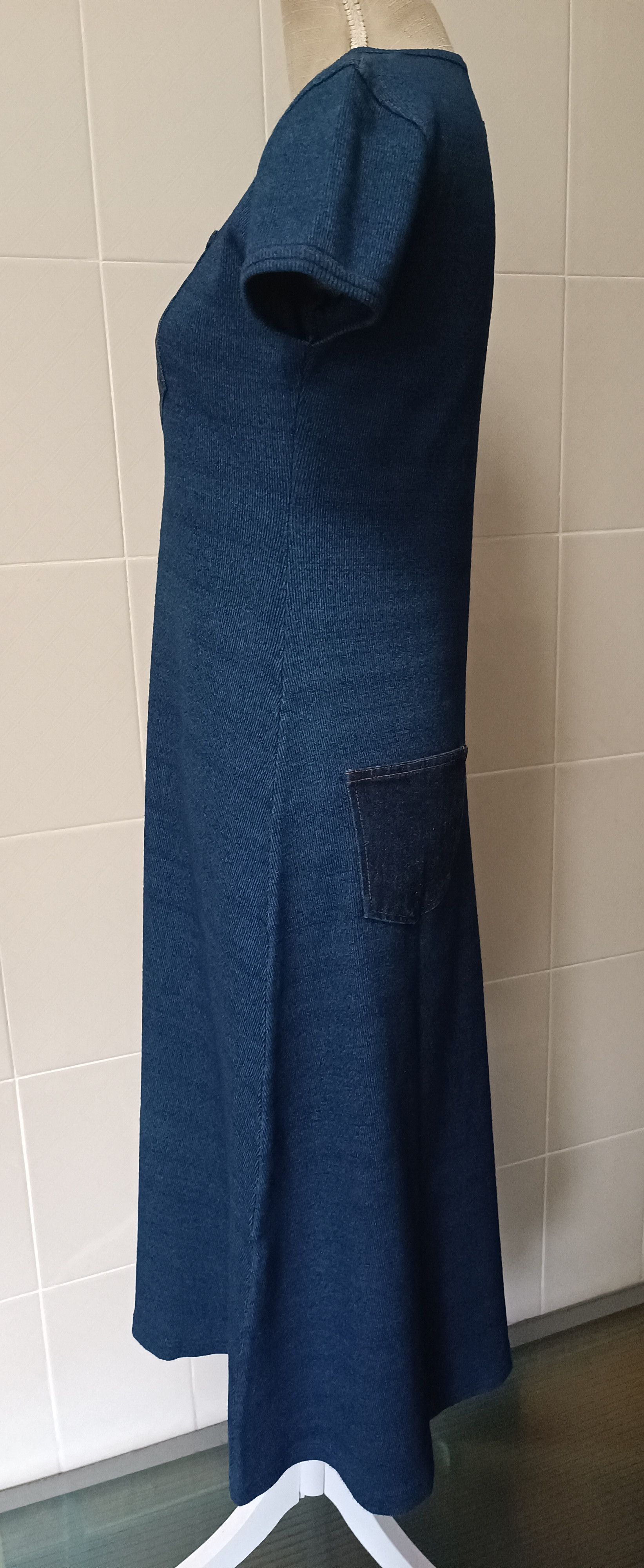 Jean Paul Gaultier 90's - Gaultier Jeans Denim pockets - maxi dress Size M / US 6-8 / IT 42-44 - 10 Thumbnail