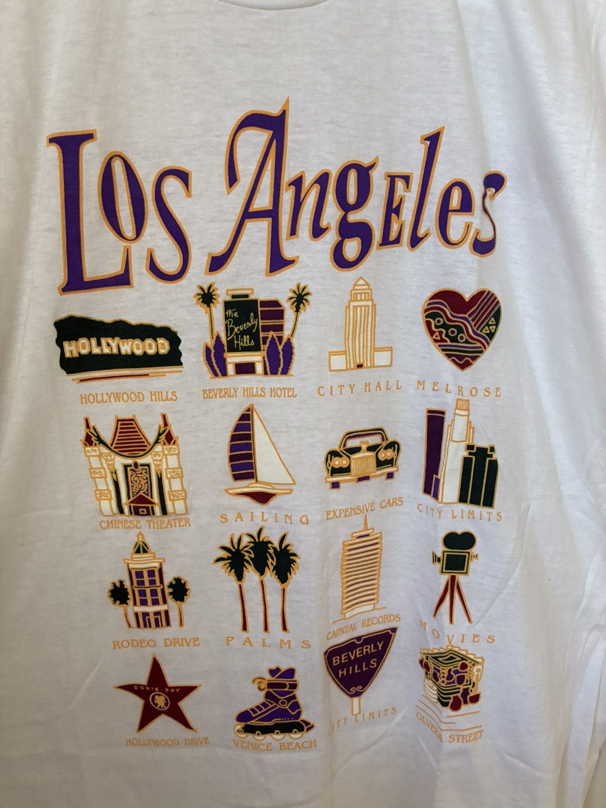 Vintage Vintage Los Angeles t shirt Size US M / EU 48-50 / 2 - 2 Thumbnail