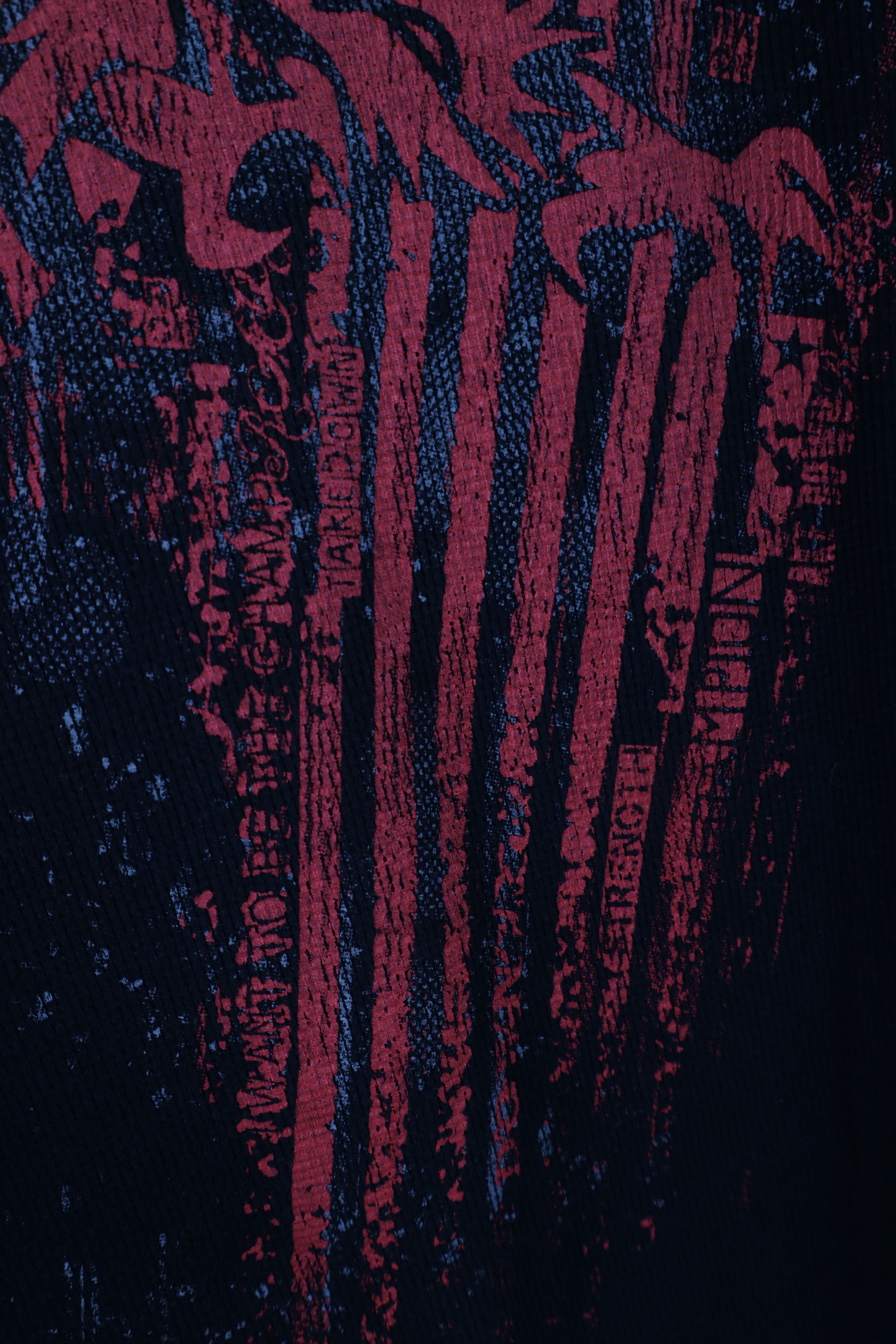 Tapout × Vintage Vintage Tapout MPS UFC MMA Thermal Waffle Knit T-Shirt Black Size US L / EU 52-54 / 3 - 5 Thumbnail