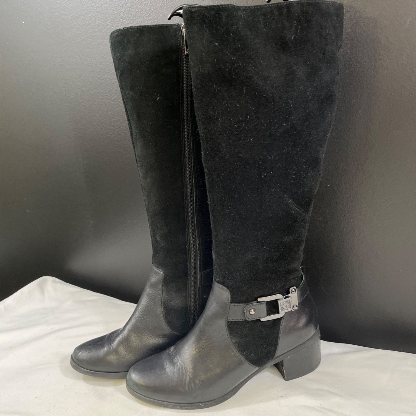 Anne Klein Anne Klein Joetta Women's Black Riding Boots/Knee High Size Size US 6 / IT 36 - 5 Thumbnail