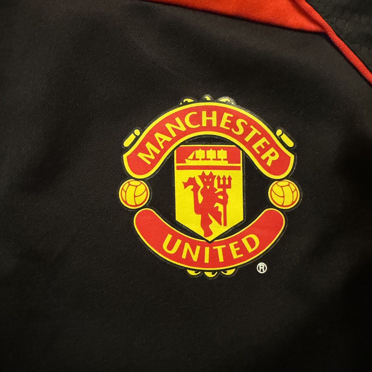 Adidas × Nike Vintage Y2K Black And Red Manchester Soccer Jersey Kit Large Size US L / EU 52-54 / 3 - 3 Thumbnail
