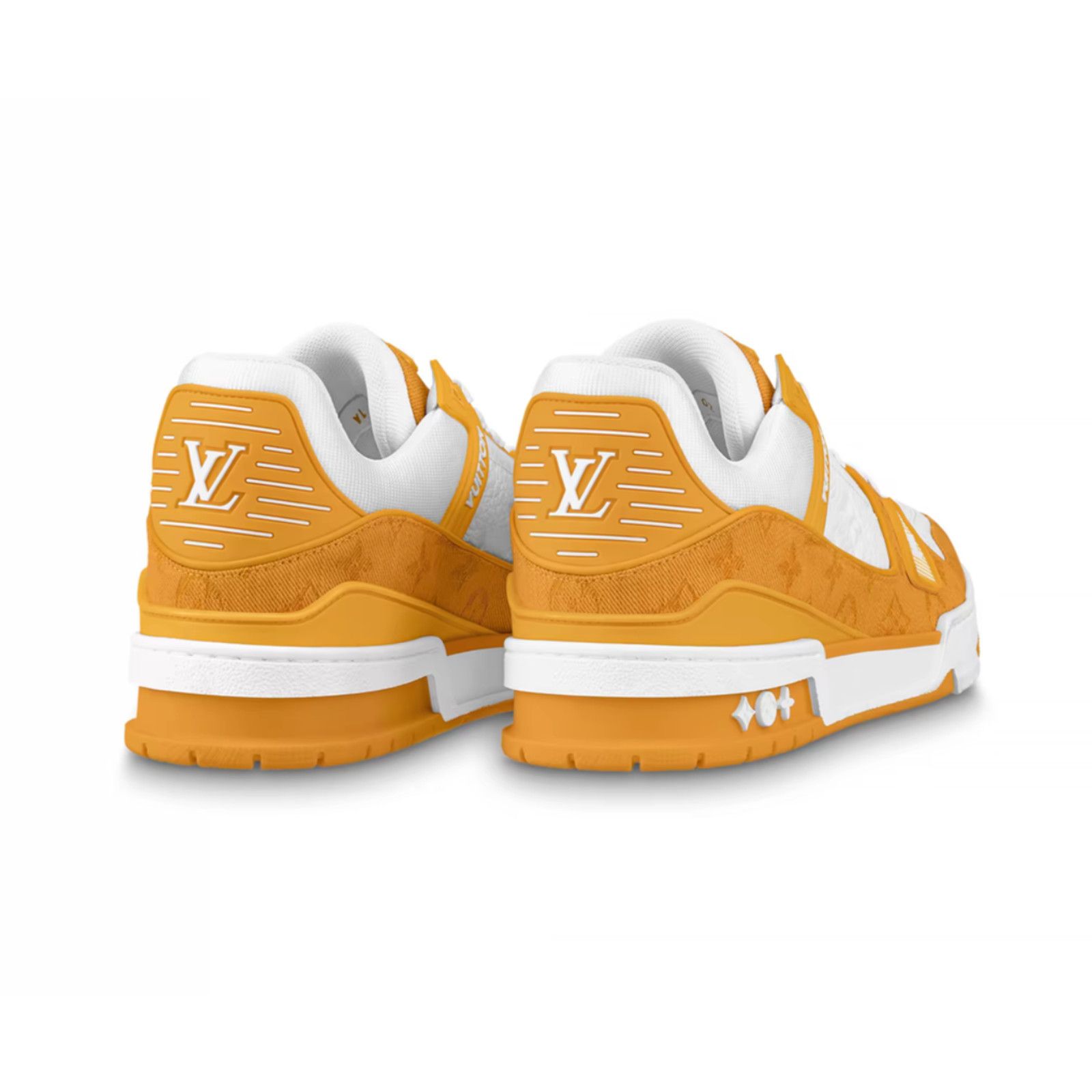 Louis Vuitton Louis Vuitton Yellow Denim White Empreinte Low Top Trainer Size US 9 / EU 42 - 14 Thumbnail