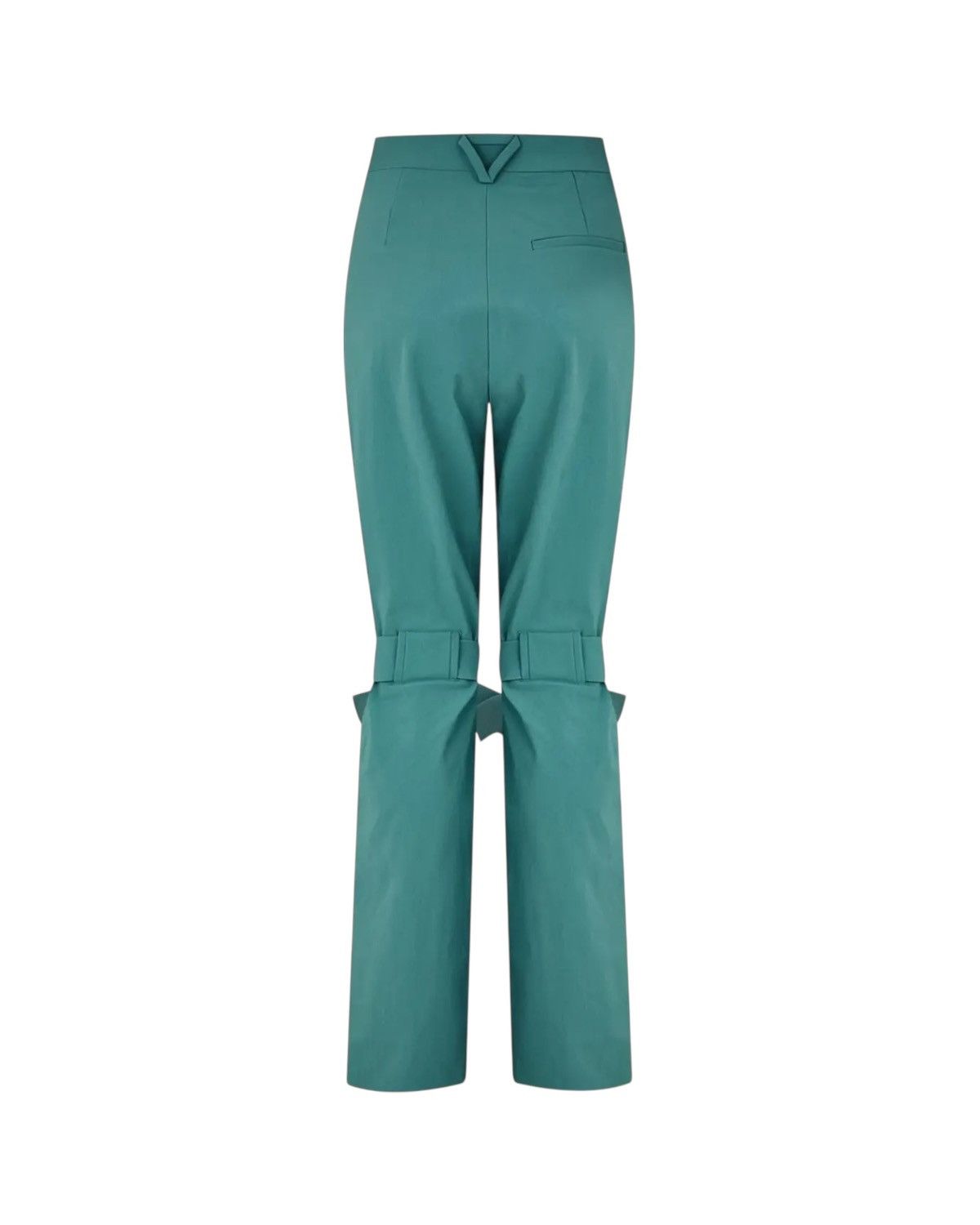 Bottega Veneta Bottega Veneta Blue Knee Strap Trousers Size 25" / US 0 / IT 36 - 2 Thumbnail