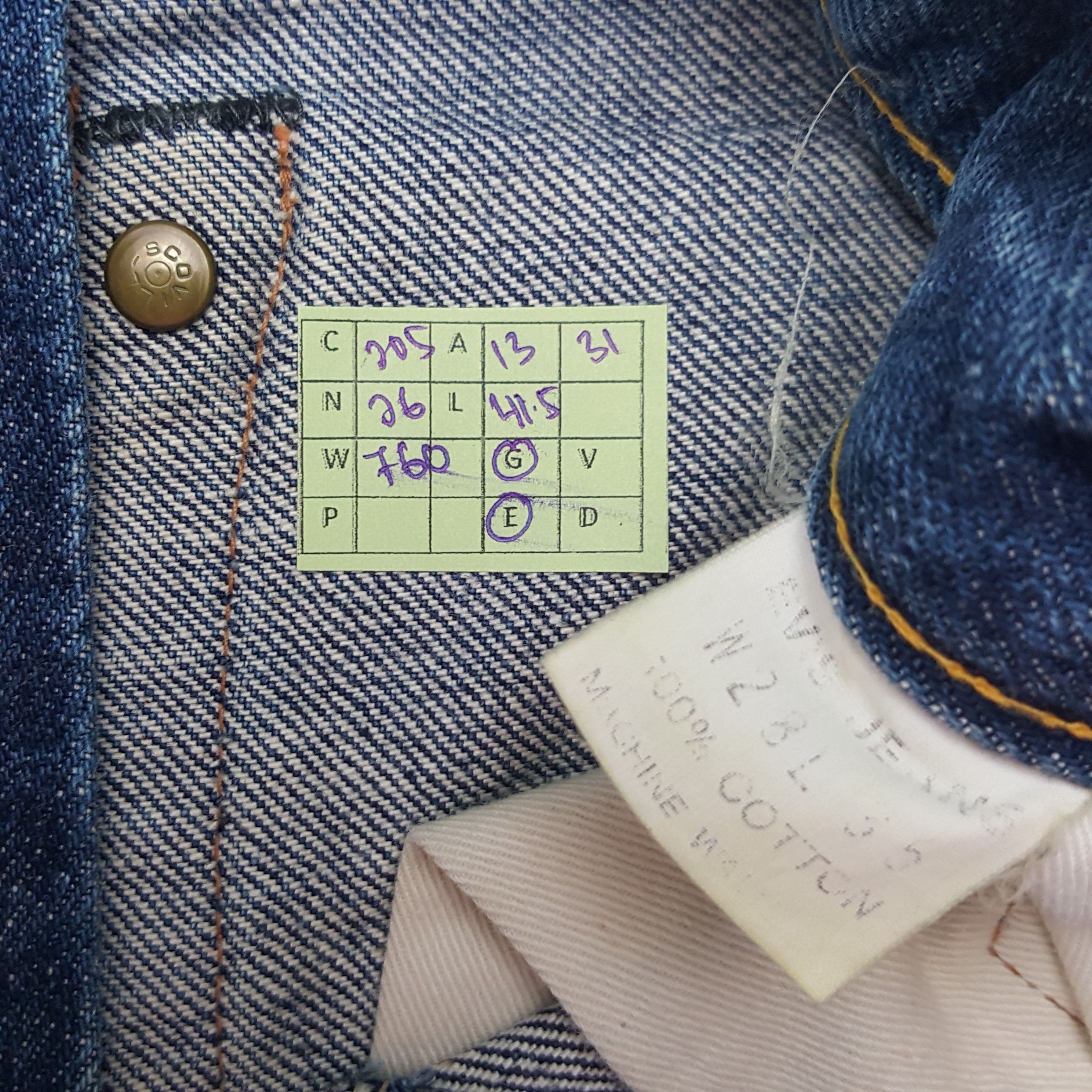 If Six Was Nine × Japanese Brand × Vintage Vintage Evis Japanese Brand Daicock Custom Art Jeans Size US 26 / EU 42 - 8 Thumbnail