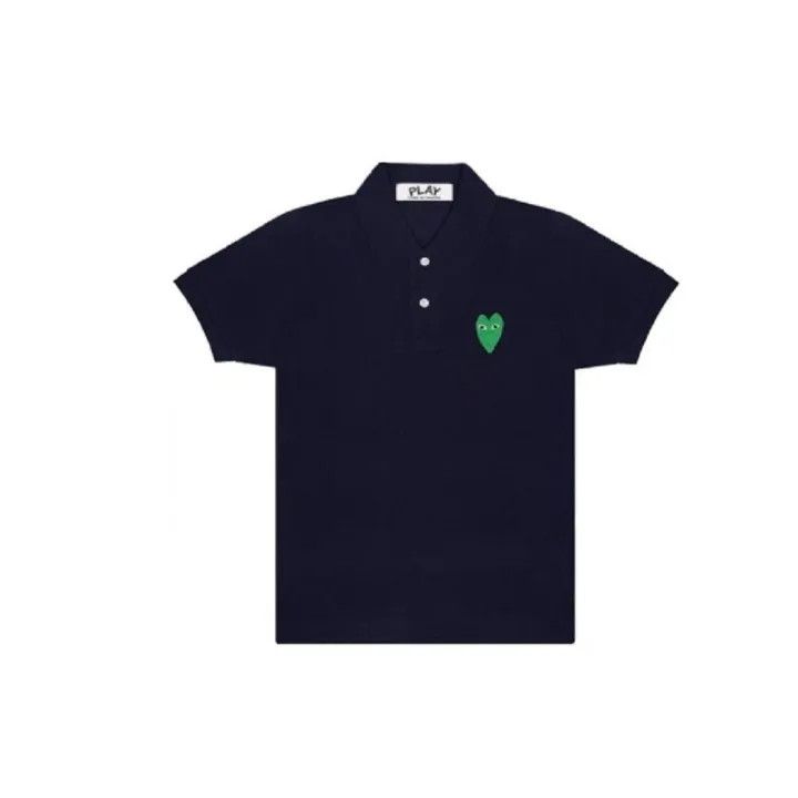 Comme des Garcons Comme des Garçons PLAY Short Sleeve Polo Shirt 0079 Size US M / EU 48-50 / 2 - 1 Thumbnail