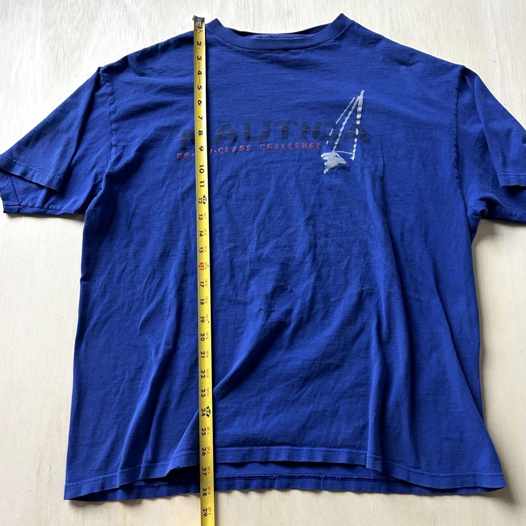 Nautica VINTAGE Nautica Shirt Mens XL Blue US-1 J-Class Challenge Sailing Tee T-Shirt Size US XL / EU 56 / 4 - 5 Thumbnail