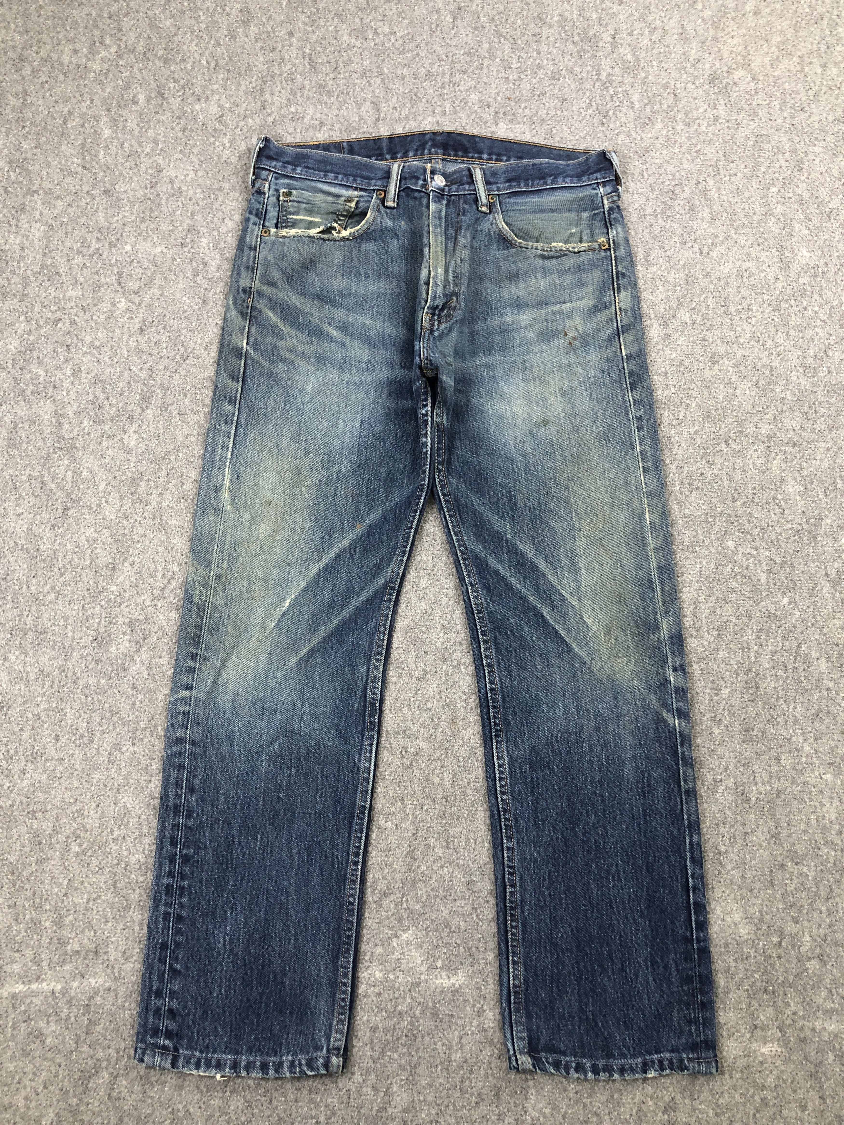 Levi's × Vintage Vintage Levis 505 Japanese Denim Style Jeans DP2438DP2438 Size US 33 - 1 Thumbnail